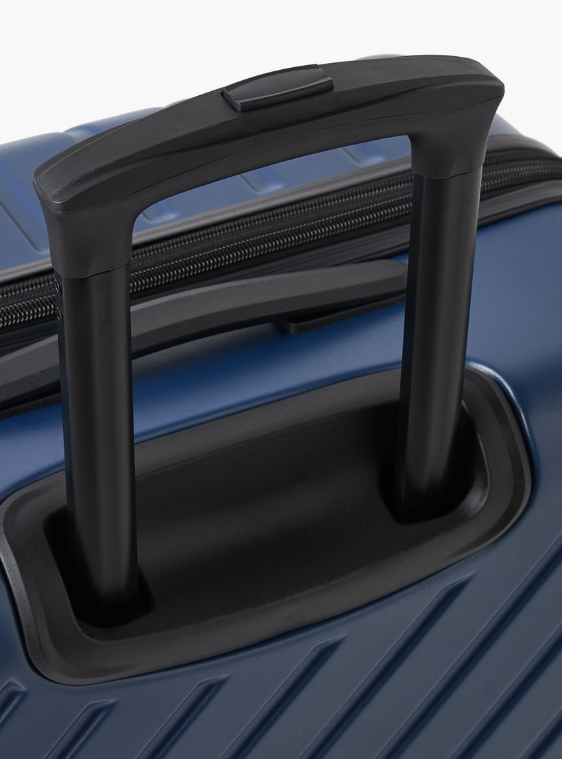 Oaklan by Shoexpress Textured Hardcase Luggage Trolley with Retractable Handle-travel-luggagesandbags-luggage-image-11