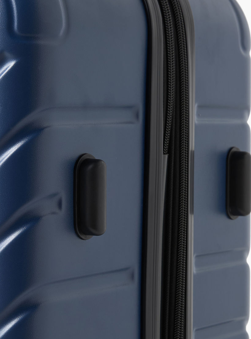 Oaklan by Shoexpress Textured Hardcase Luggage Trolley with Retractable Handle-travel-luggagesandbags-luggage-image-12