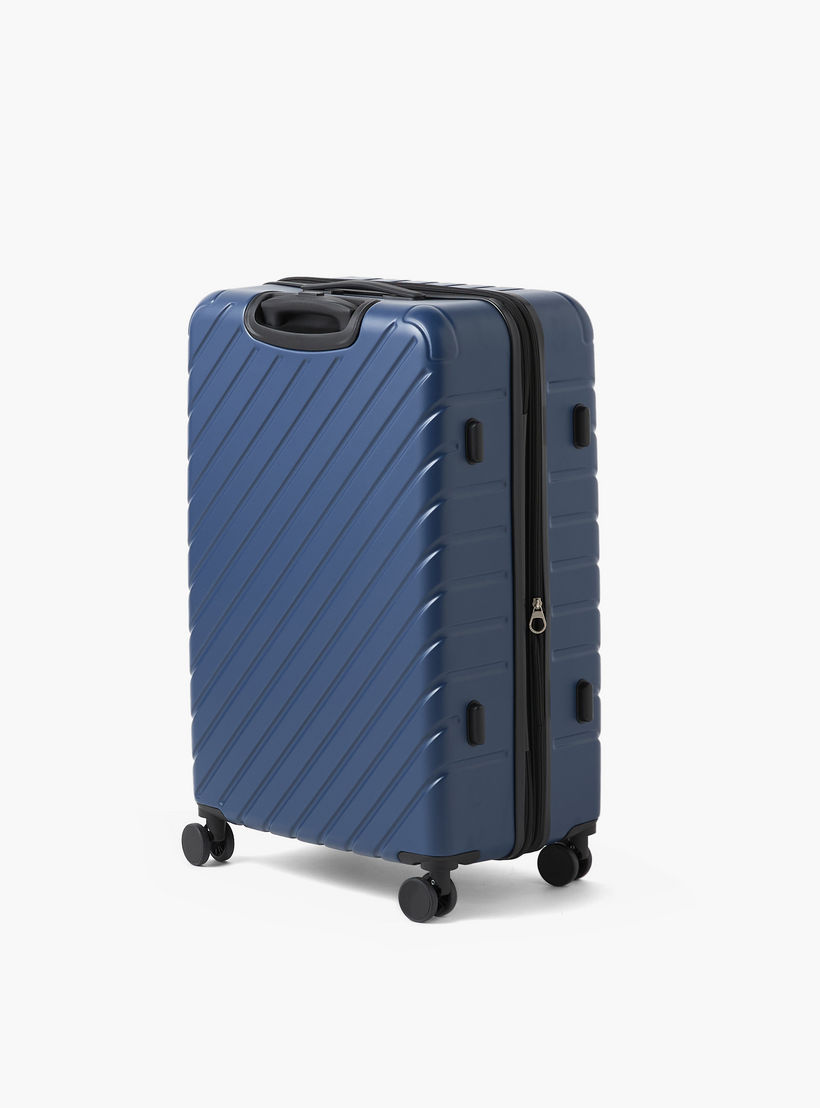 Oaklan by Shoexpress Textured Hardcase Luggage Trolley with Retractable Handle-travel-luggagesandbags-luggage-image-8