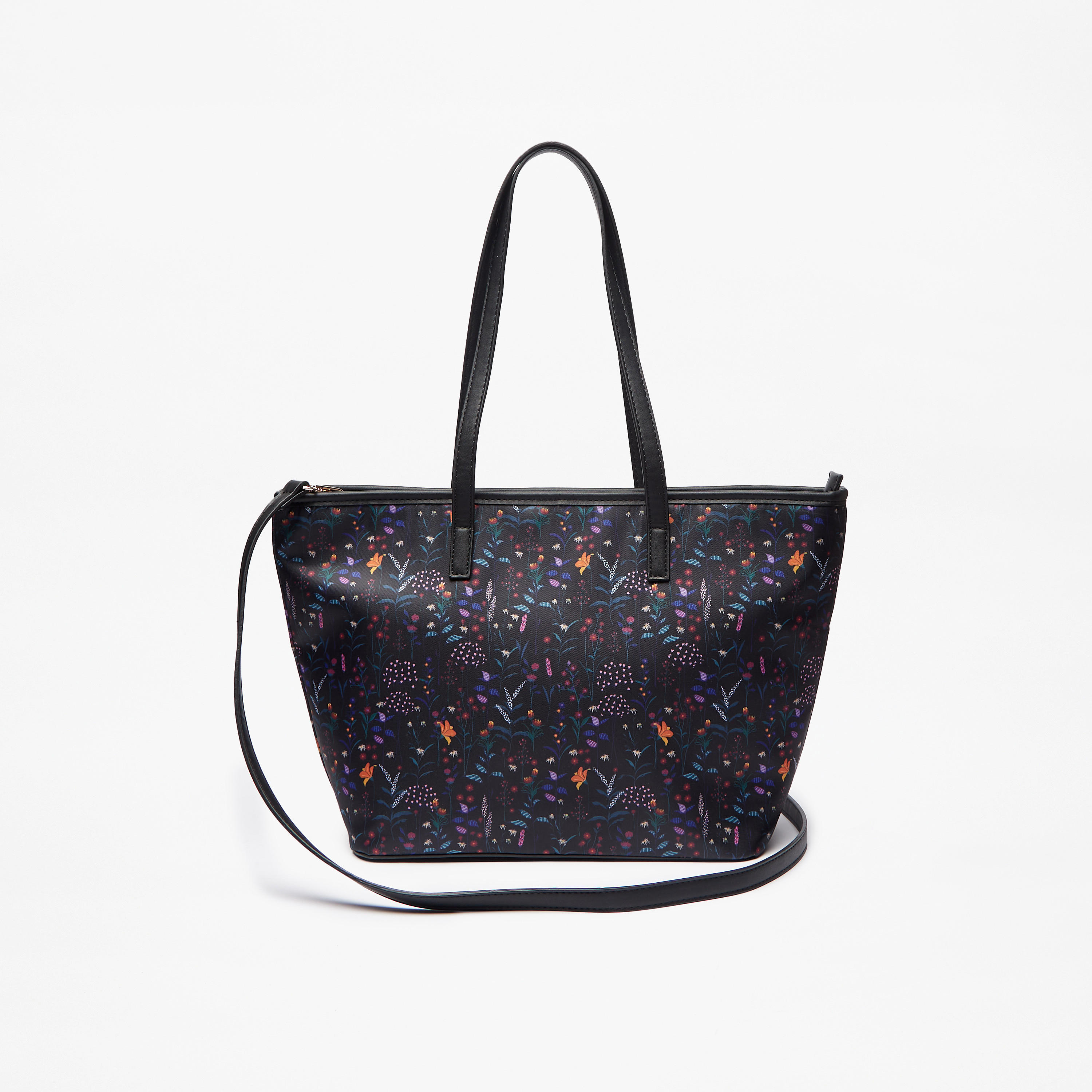 Missy All-Over Floral Print Tote Bag with Double Handles-women-bagsandwallets-handbags-image-1
