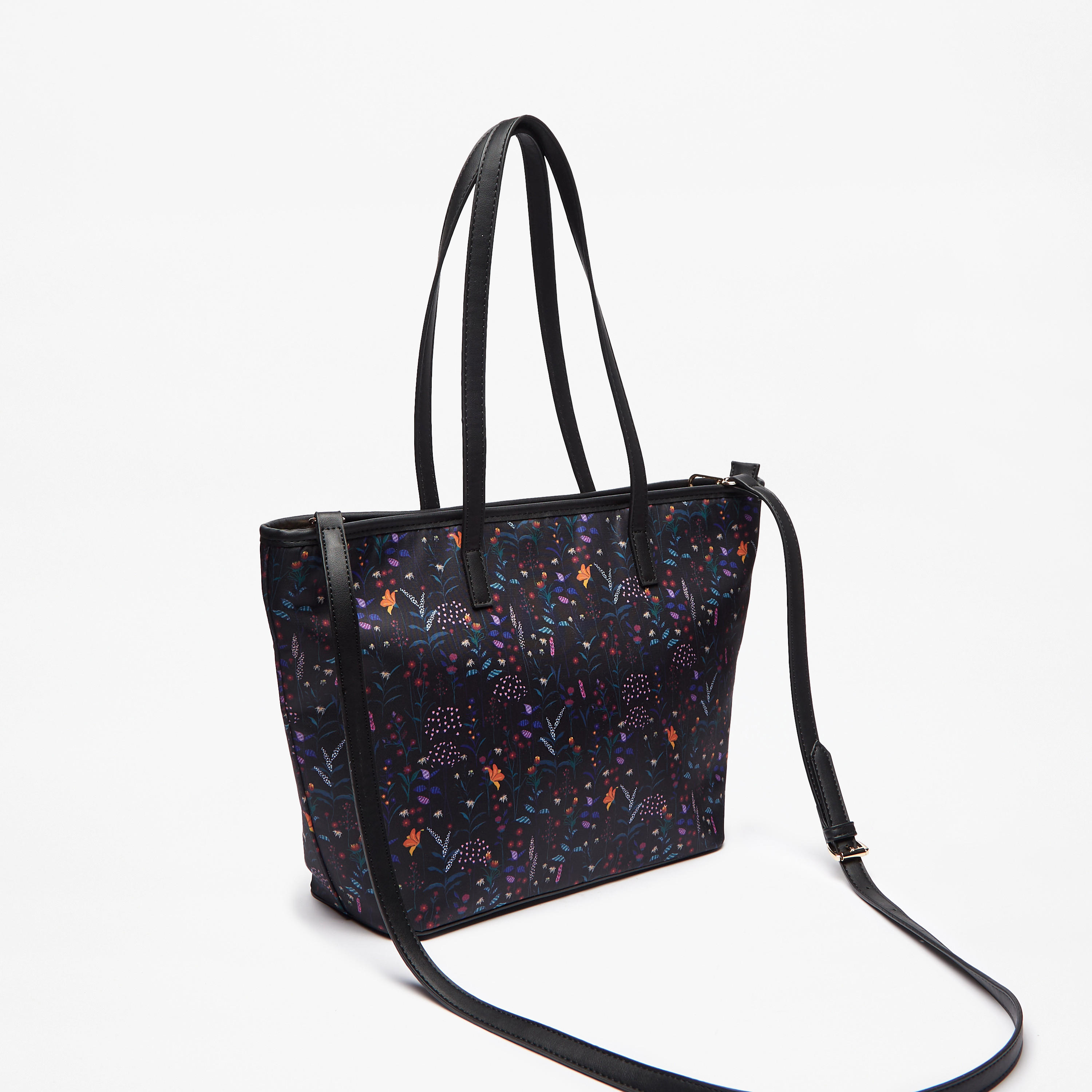Missy All-Over Floral Print Tote Bag with Double Handles-women-bagsandwallets-handbags-image-2