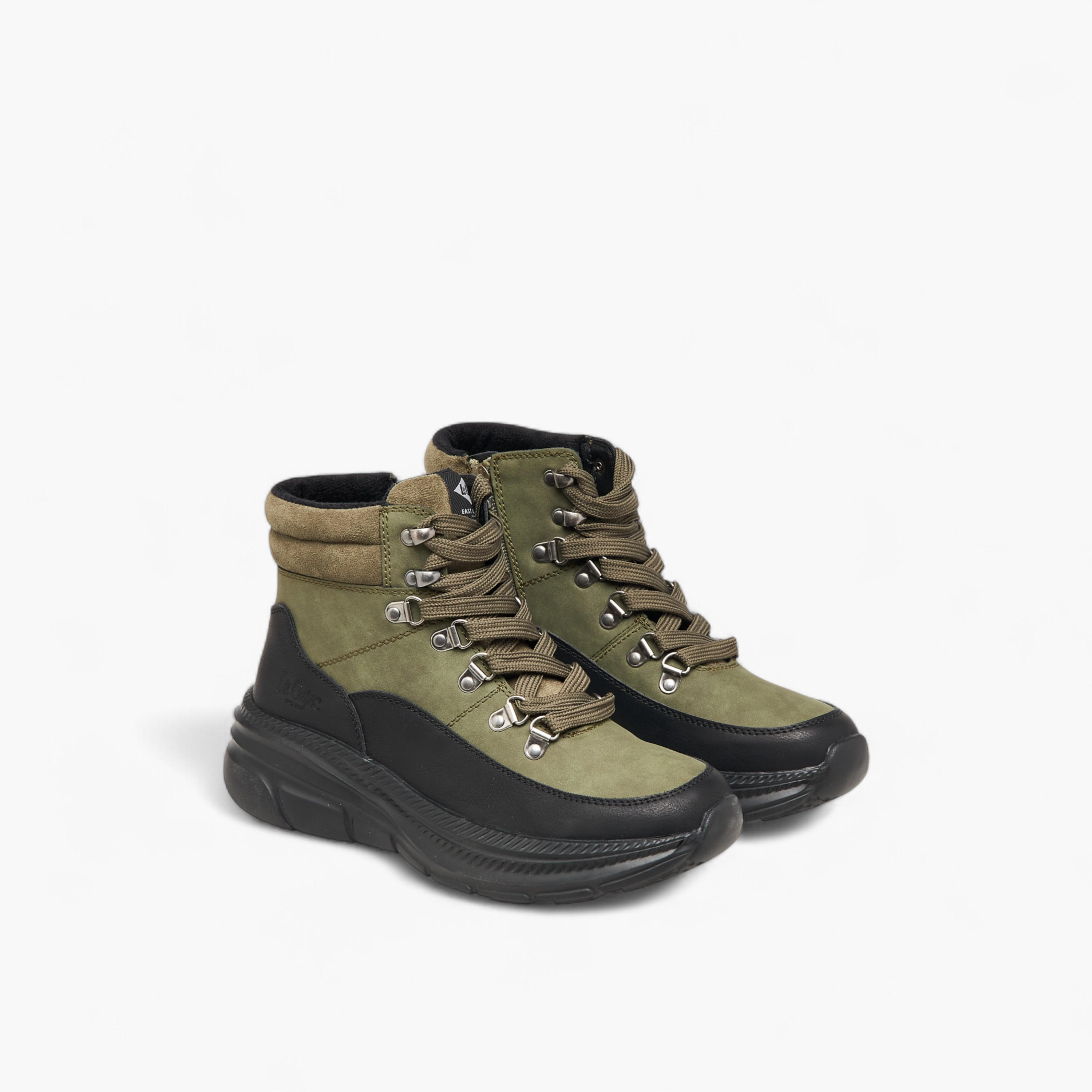 Missy Panelled Lace-Up Ankle Boots with Pull Tabs-women-shoes-boots-image-1