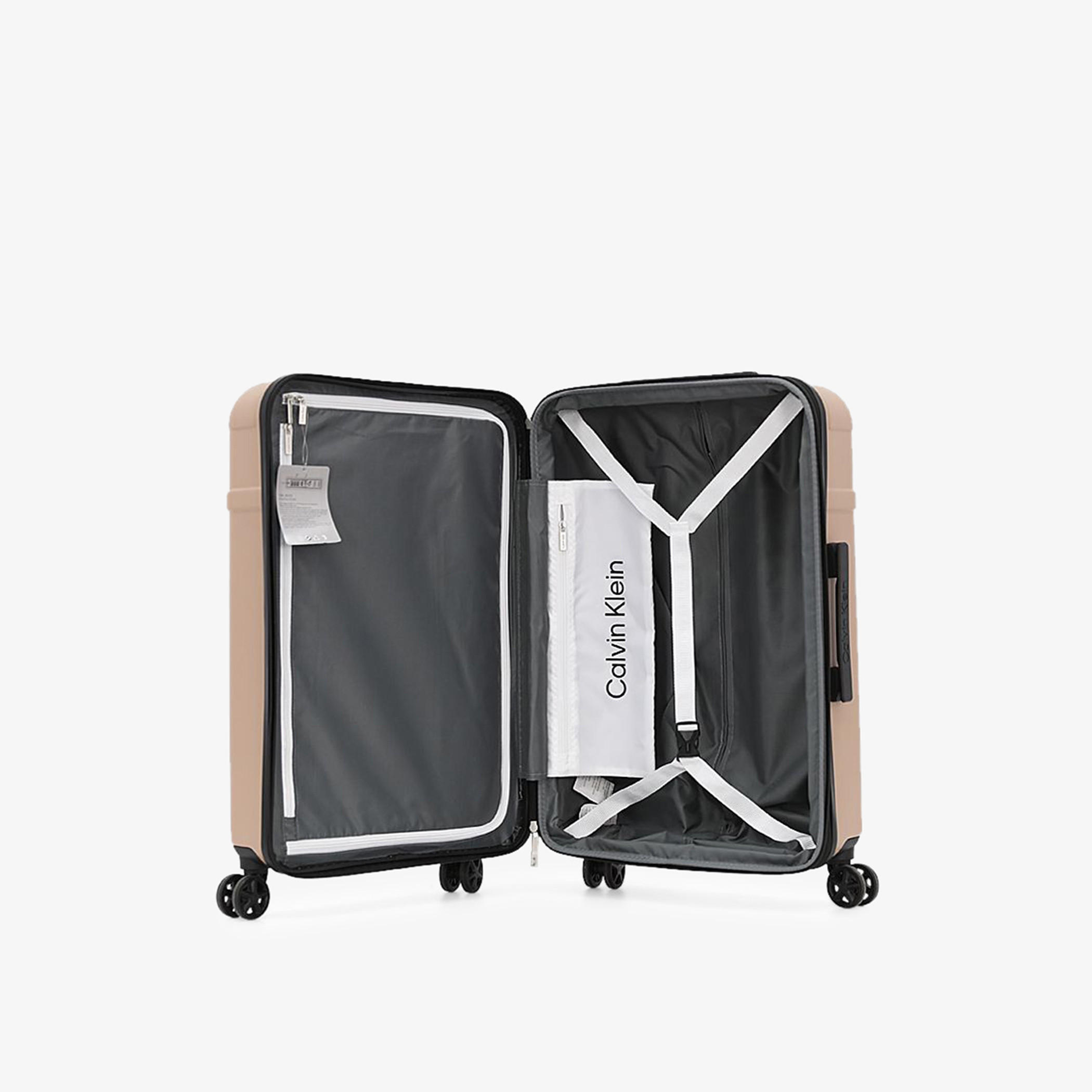 Calvin Klein Textured Hardcase Trolley Bag with Retractable Handle-travel-luggagesandbags-luggage-image-7