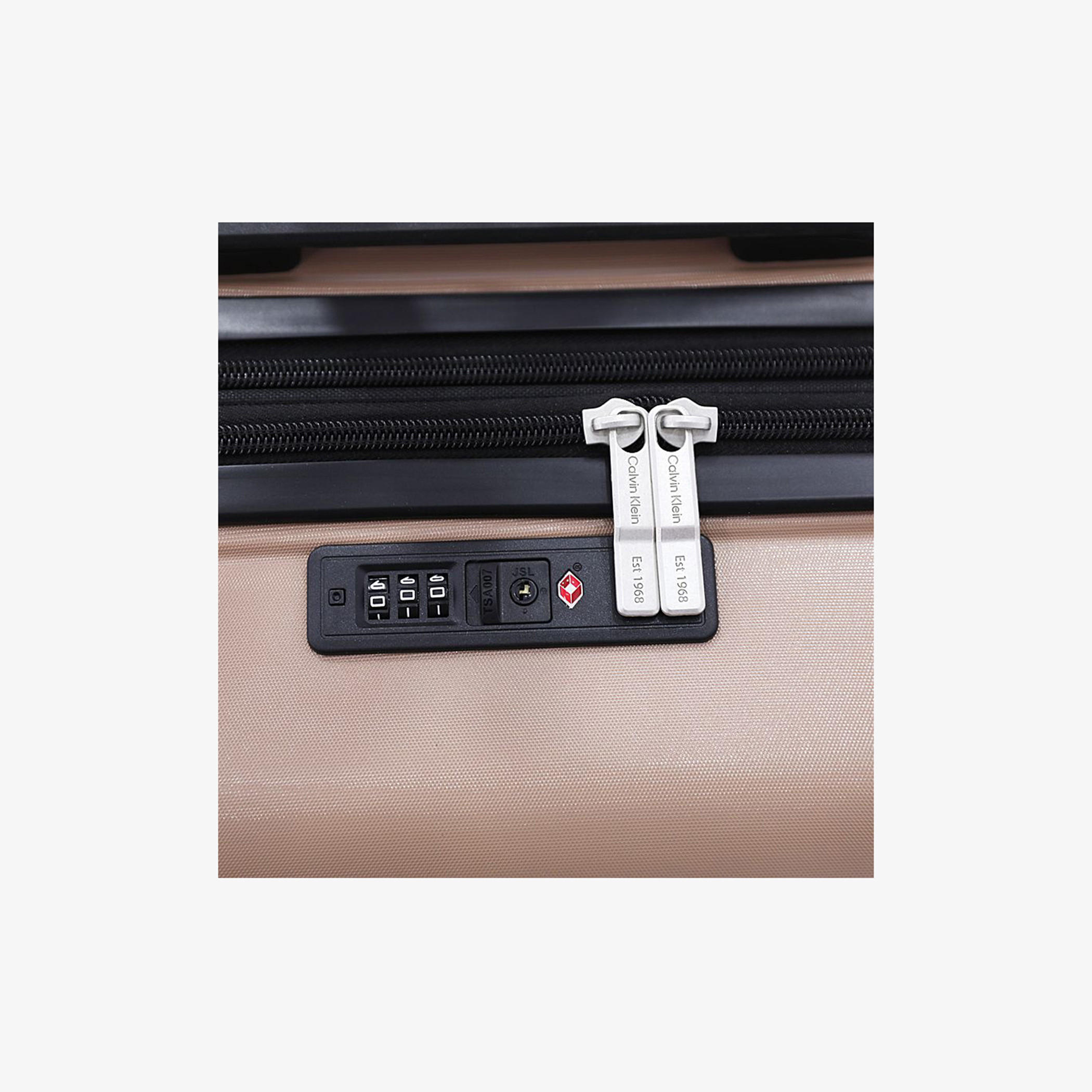 Calvin Klein Textured Hardcase Trolley Bag with Retractable Handle-travel-luggagesandbags-luggage-image-8