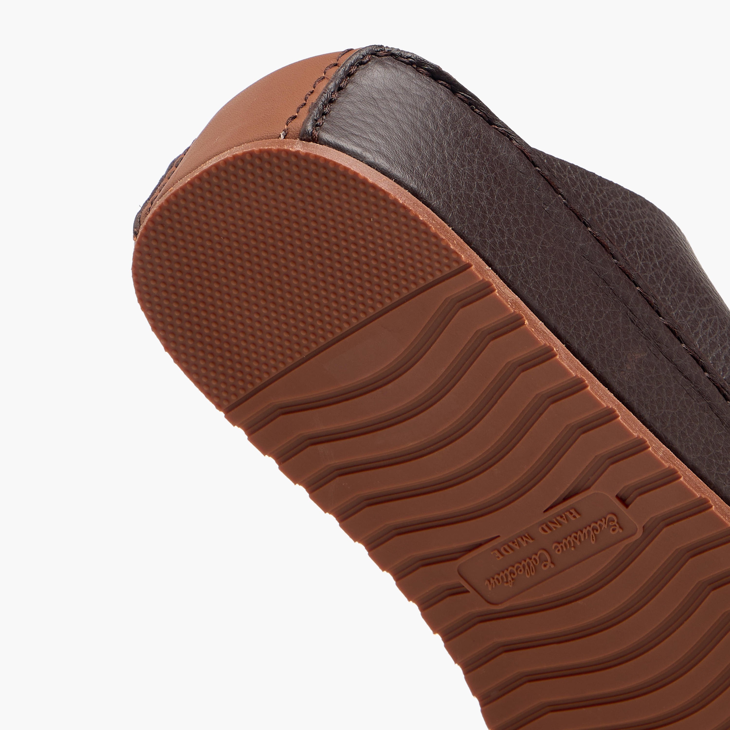 Duchini Men Textured Leather Arabic Sandals-men-shoes-sandals-image-6