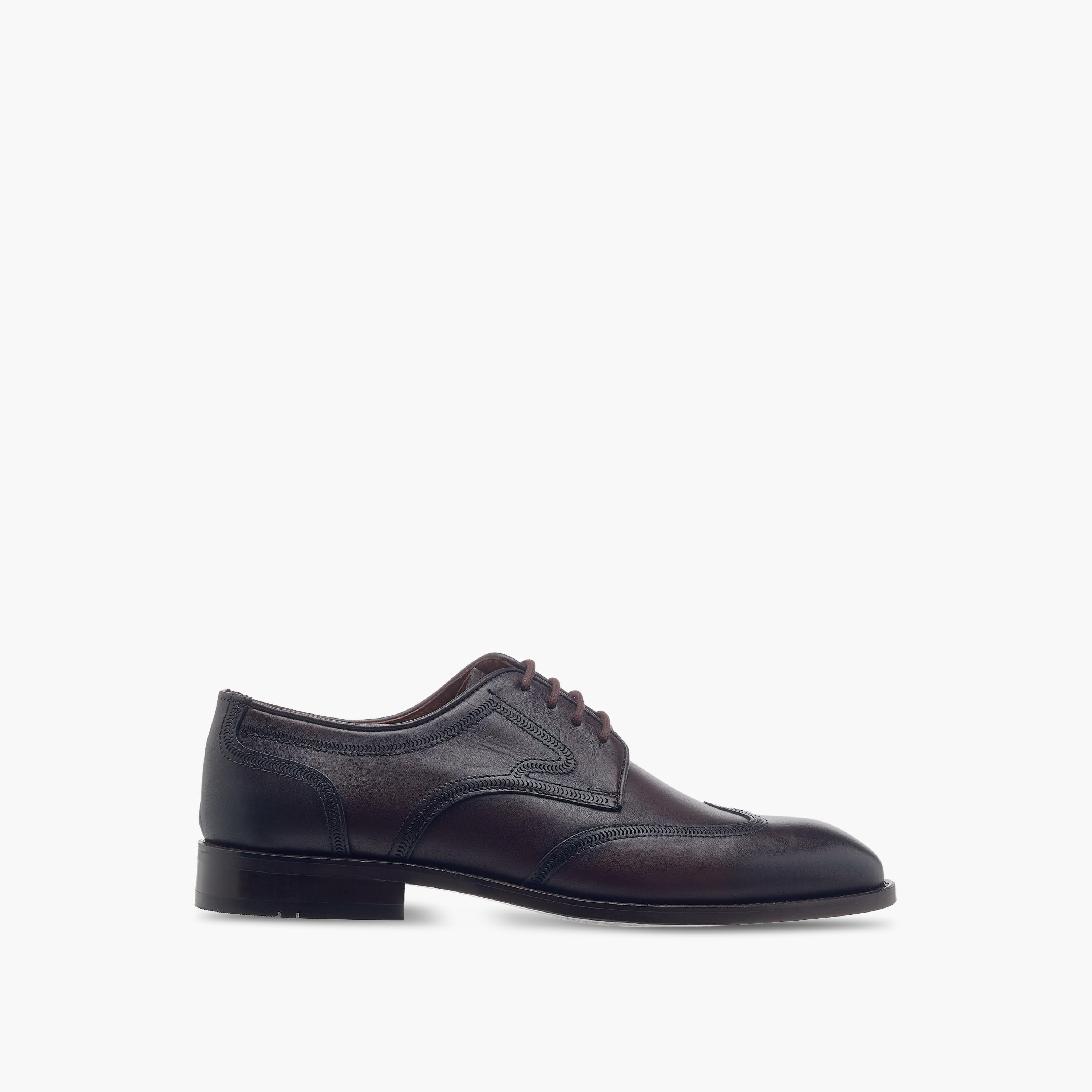 Duchini Men Genuine Leather Lace-Up Derby Shoes-men-shoes-formalshoes-image-3