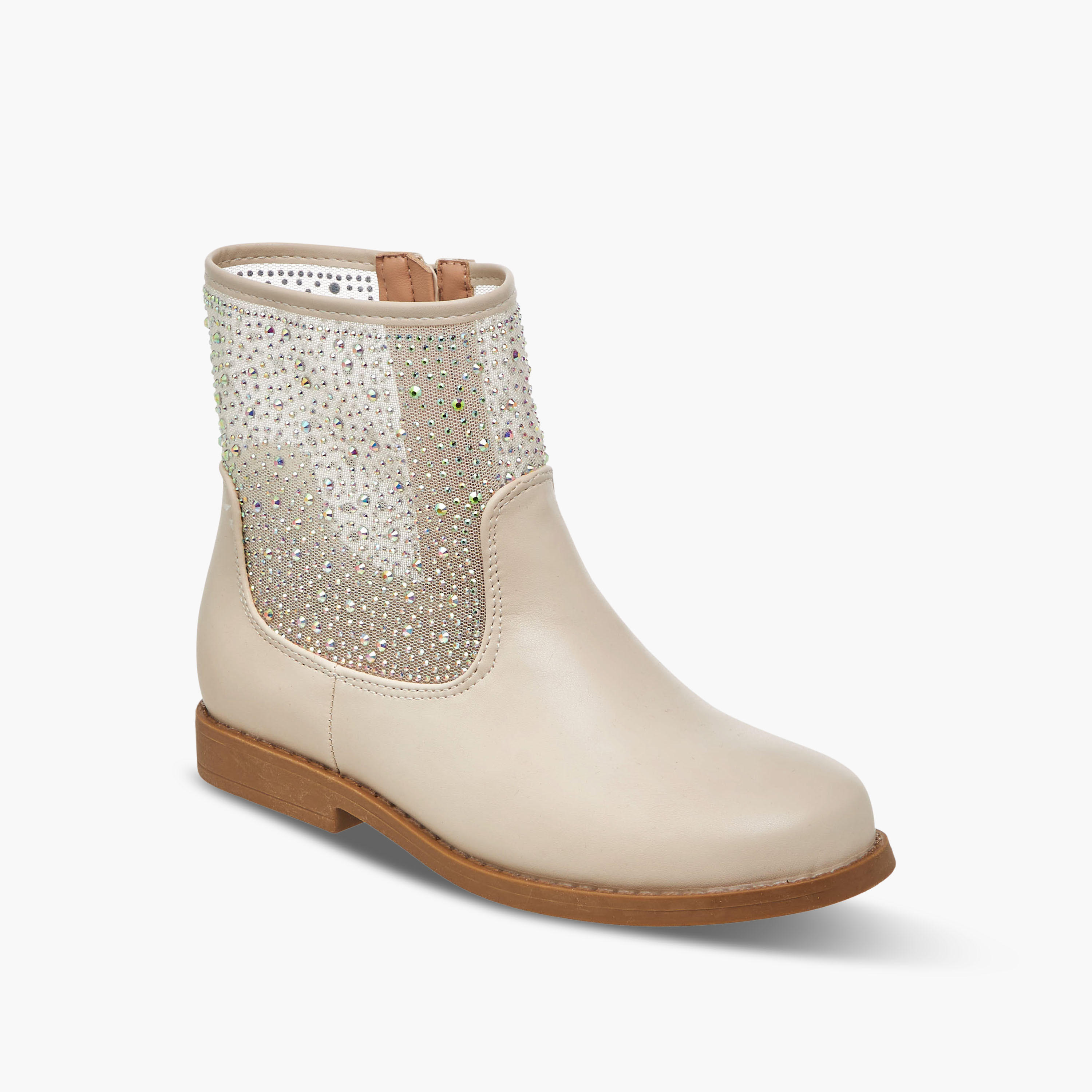 بوت مزين بقصة عالية للبنات من سيليست-girls-shoes-boots-image-5