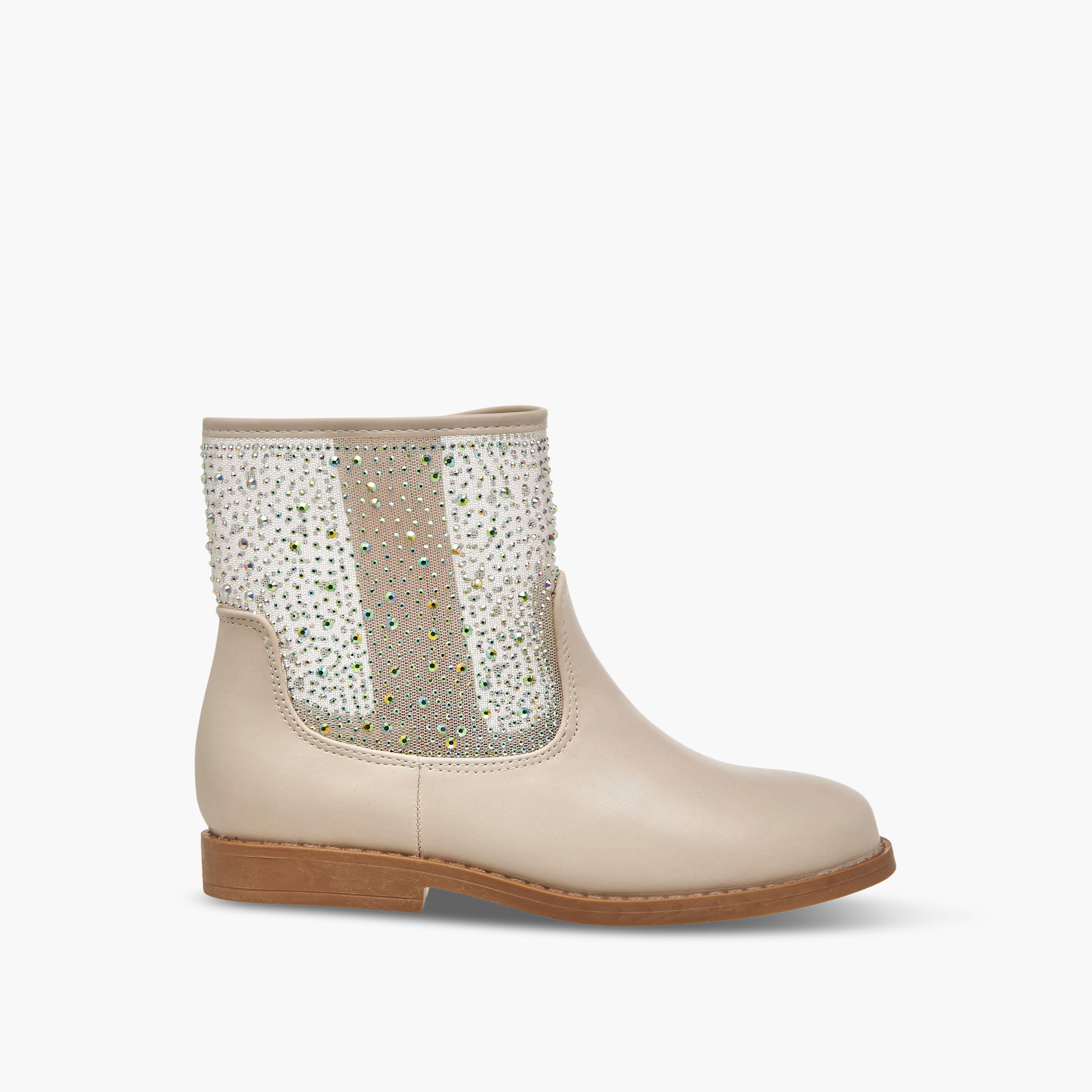 بوت مزين بقصة عالية للبنات من سيليست-girls-shoes-boots-image-4