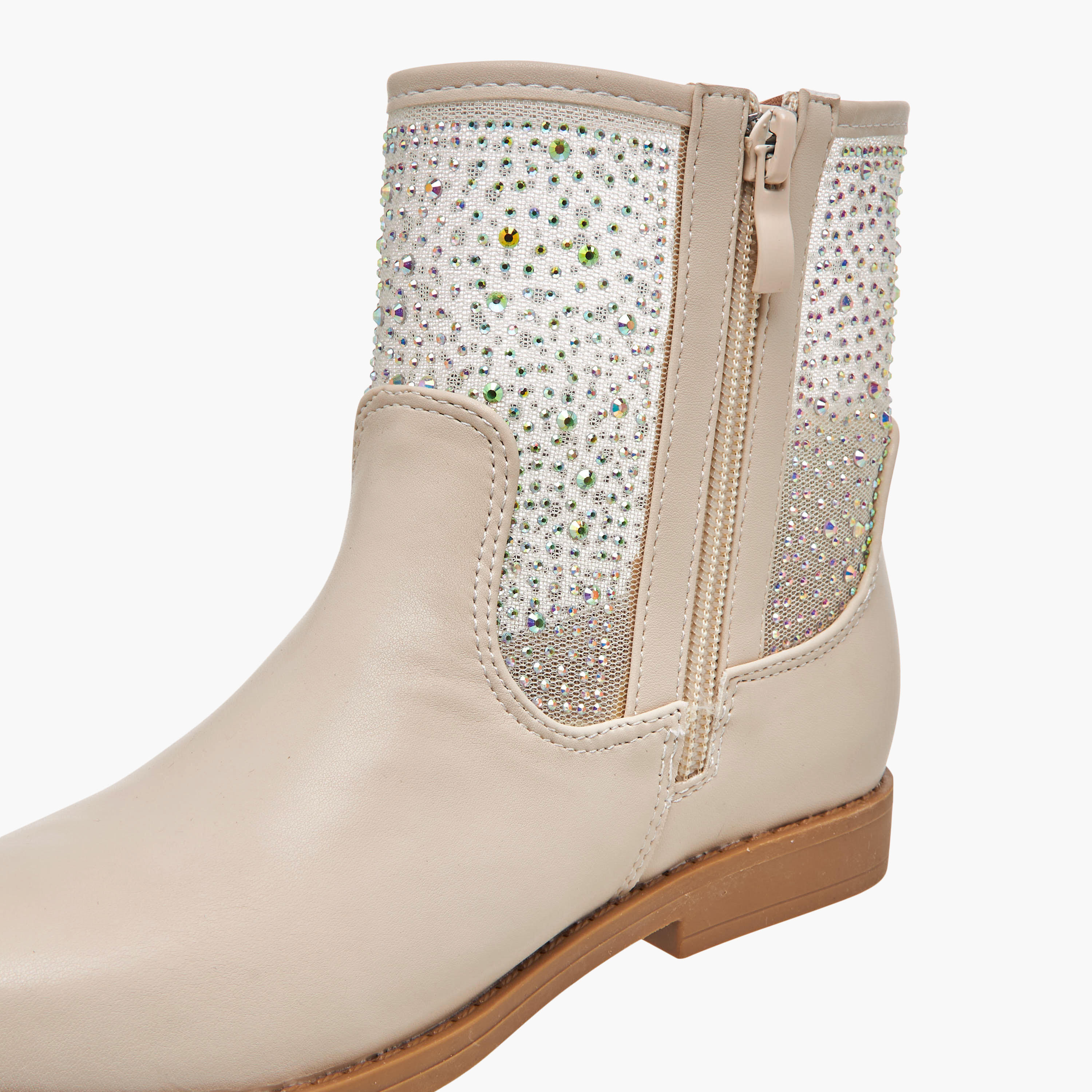 بوت مزين بقصة عالية للبنات من سيليست-girls-shoes-boots-image-3