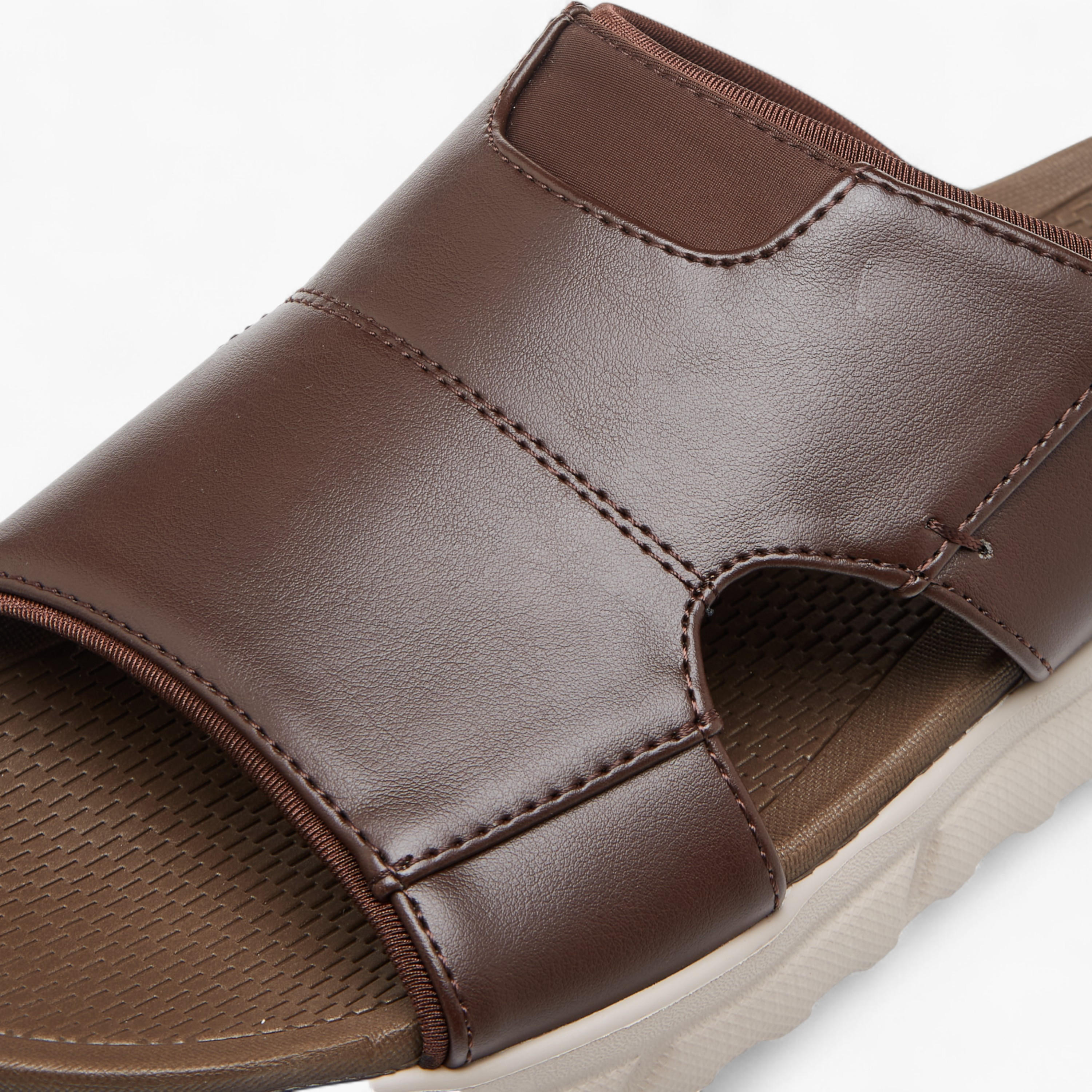 Le Confort Solid Slip-On Comfort Sandals-men-shoes-sandals-image-4