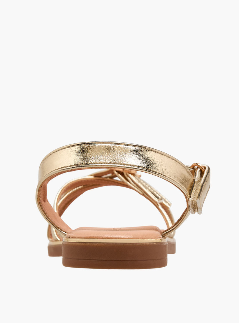 Flora Bella Girls Embellished Buckle Detail Sandals-girls-shoes-sandals-image-4