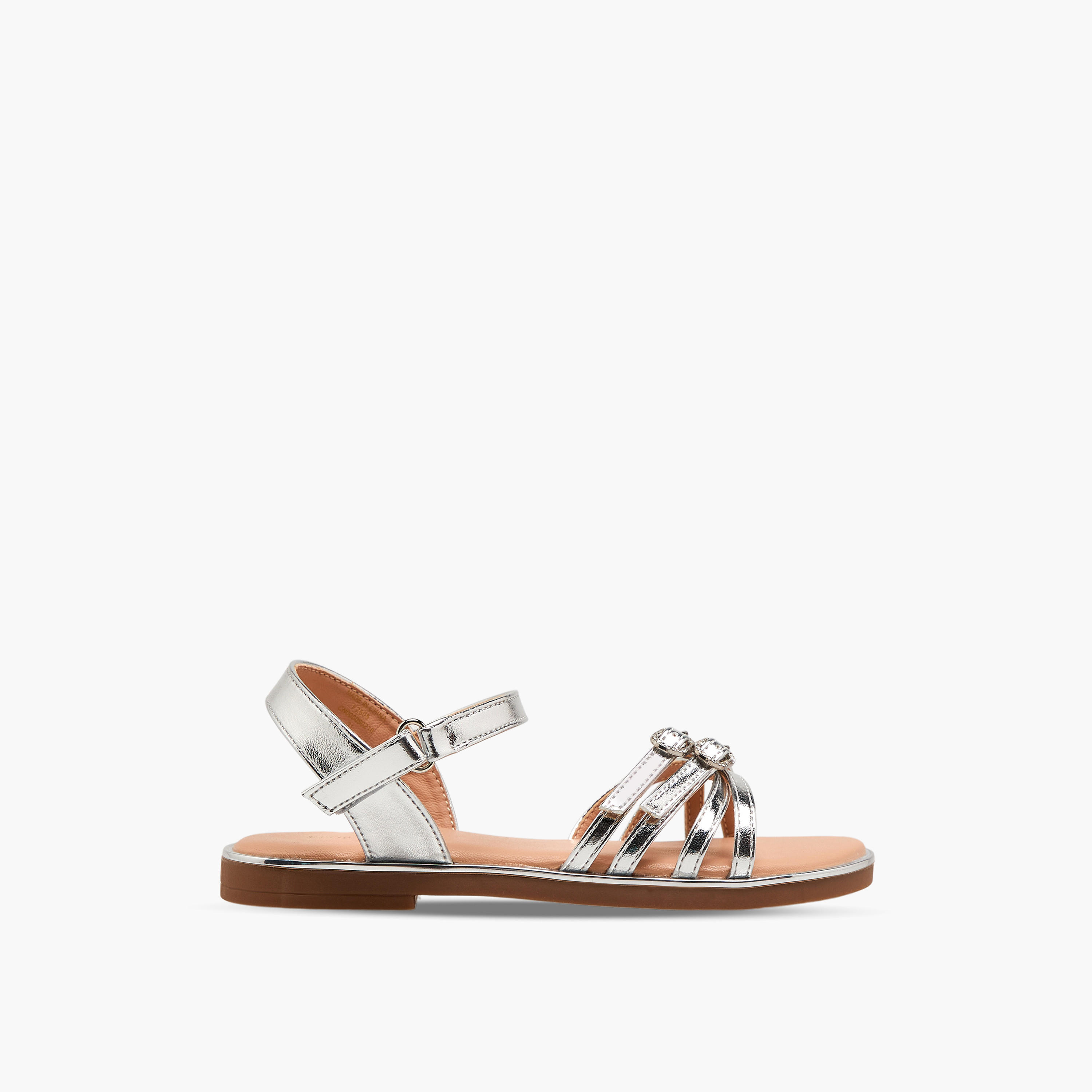 Flora Bella Girls Embellished Buckle Detail Sandals-girls-shoes-sandals-image-2