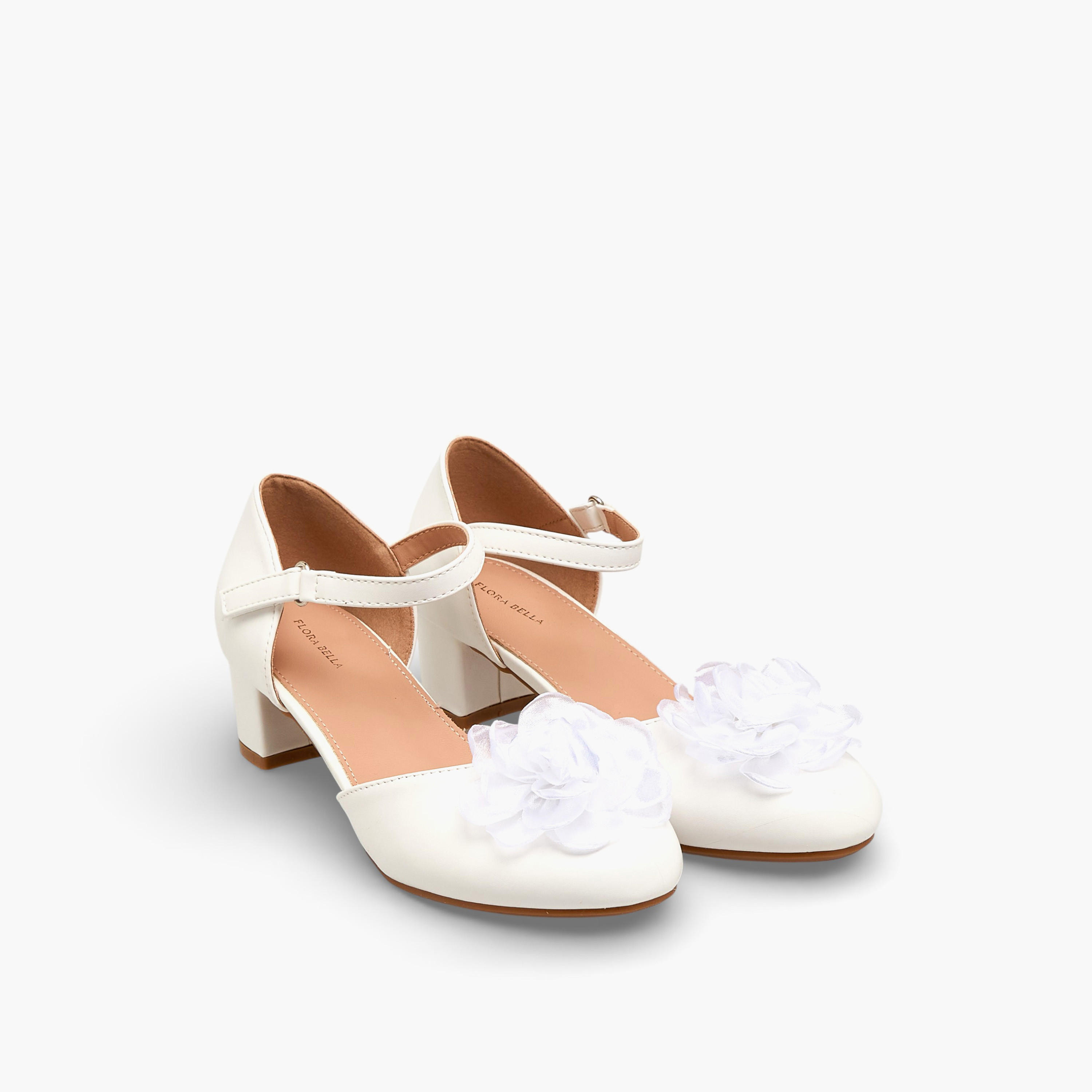 Flora Bella Girls Block Heel Ballerina Shoes-girls-shoes-ballerinas-image-1