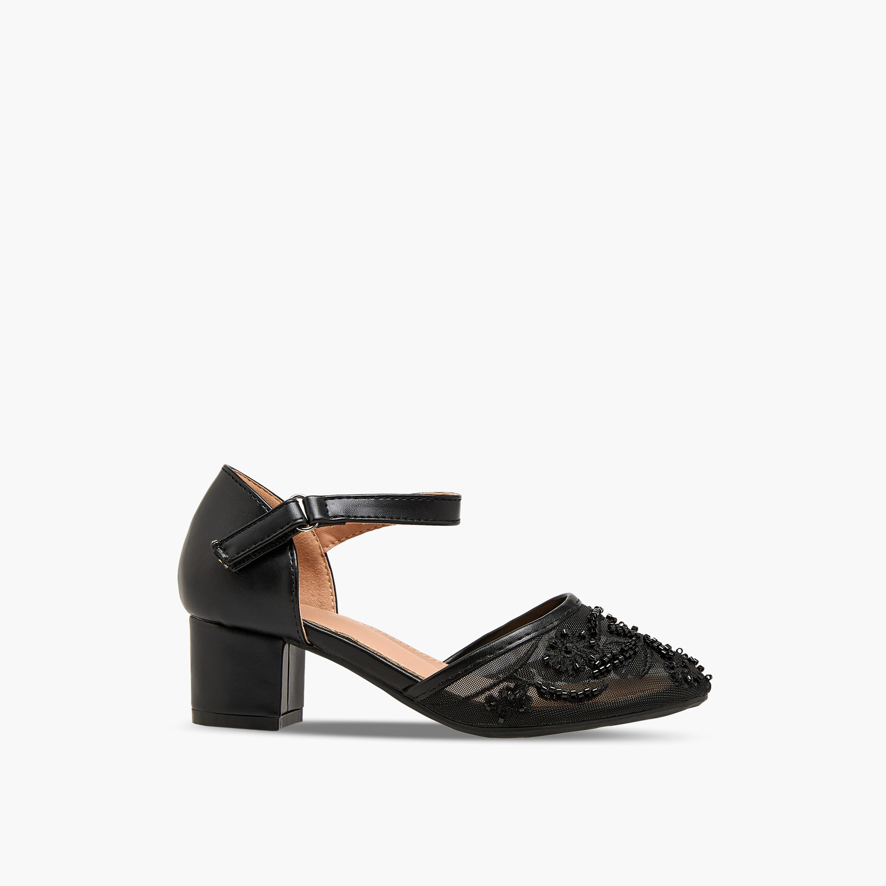 Flora Bella Girls Block Heel Ballerina Shoes-girls-shoes-maryjanes-image-3