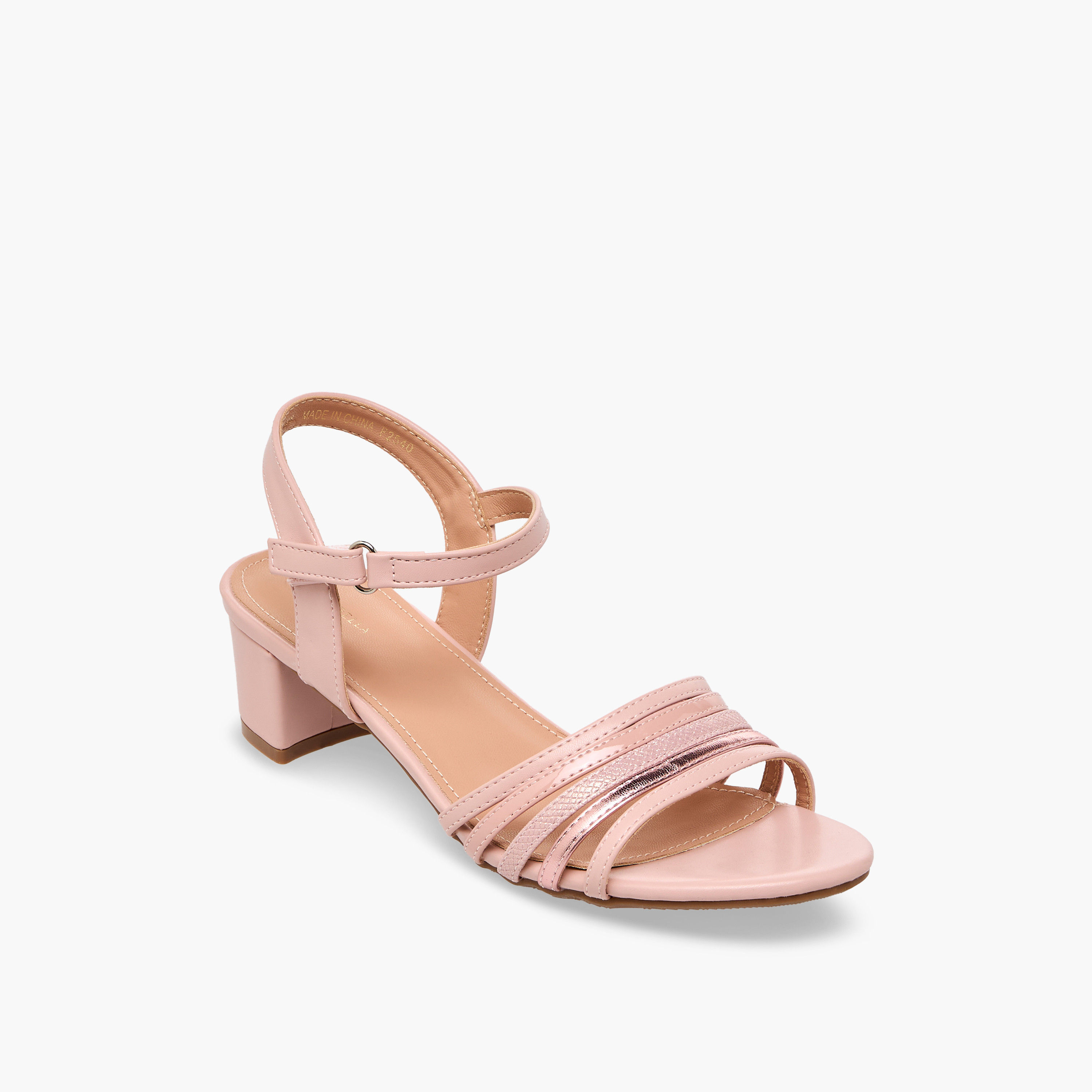 صندل بكعب بلوك وحزام رفيع للبنات من فلورا بيلا-girls-shoes-sandals-image-2