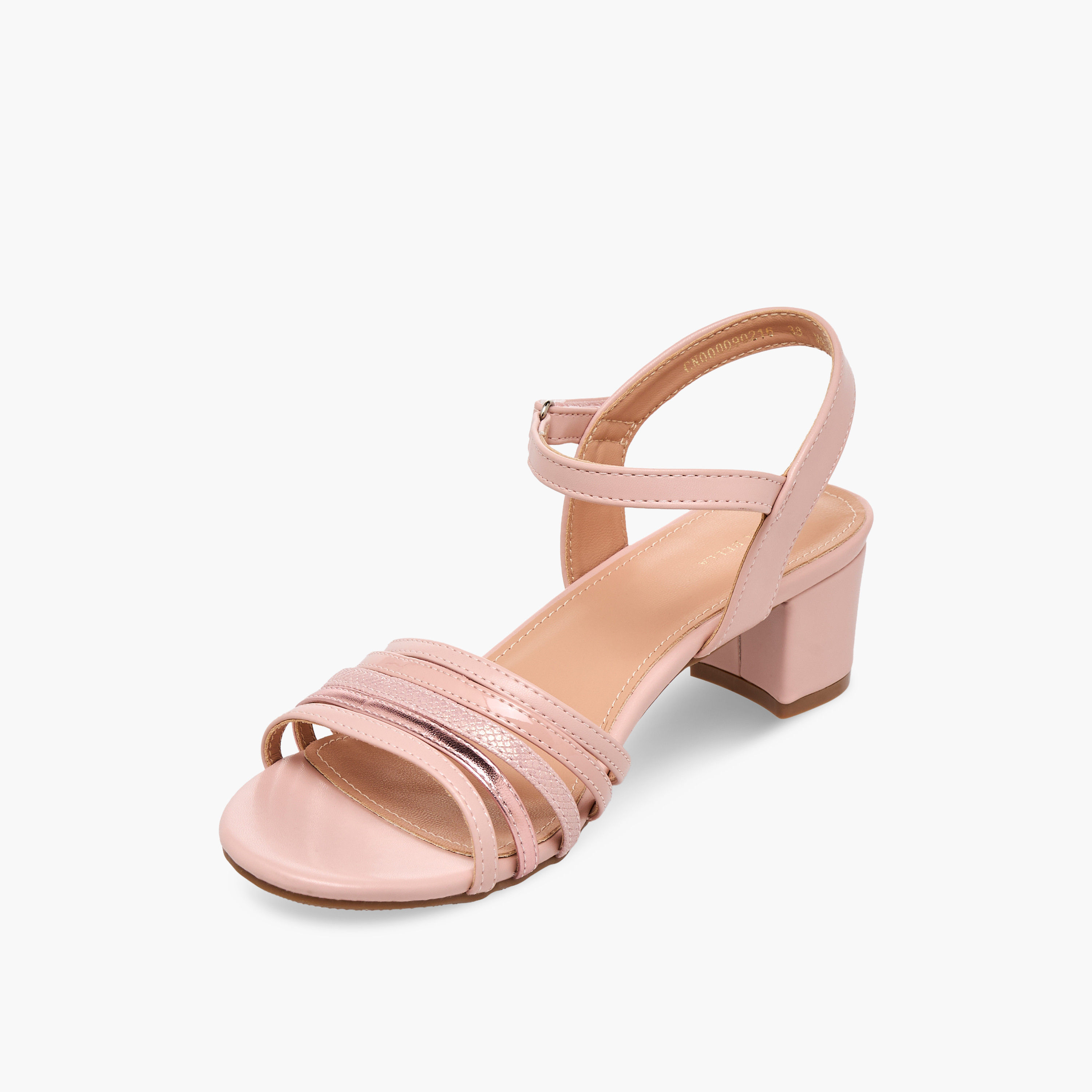 صندل بكعب بلوك وحزام رفيع للبنات من فلورا بيلا-girls-shoes-sandals-image-4