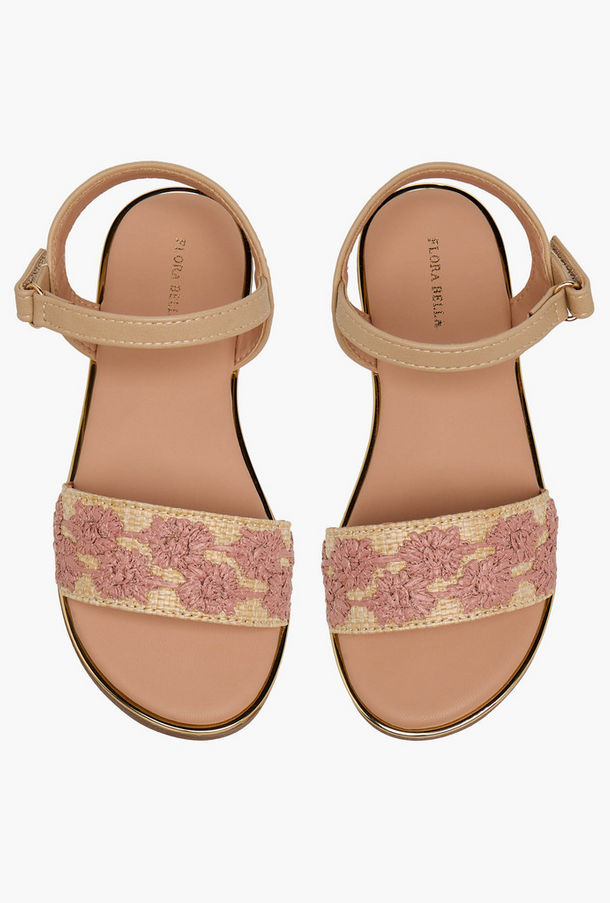 Flora Bella Girls Hook and Loop Closure Sandals-girls-shoes-image-1