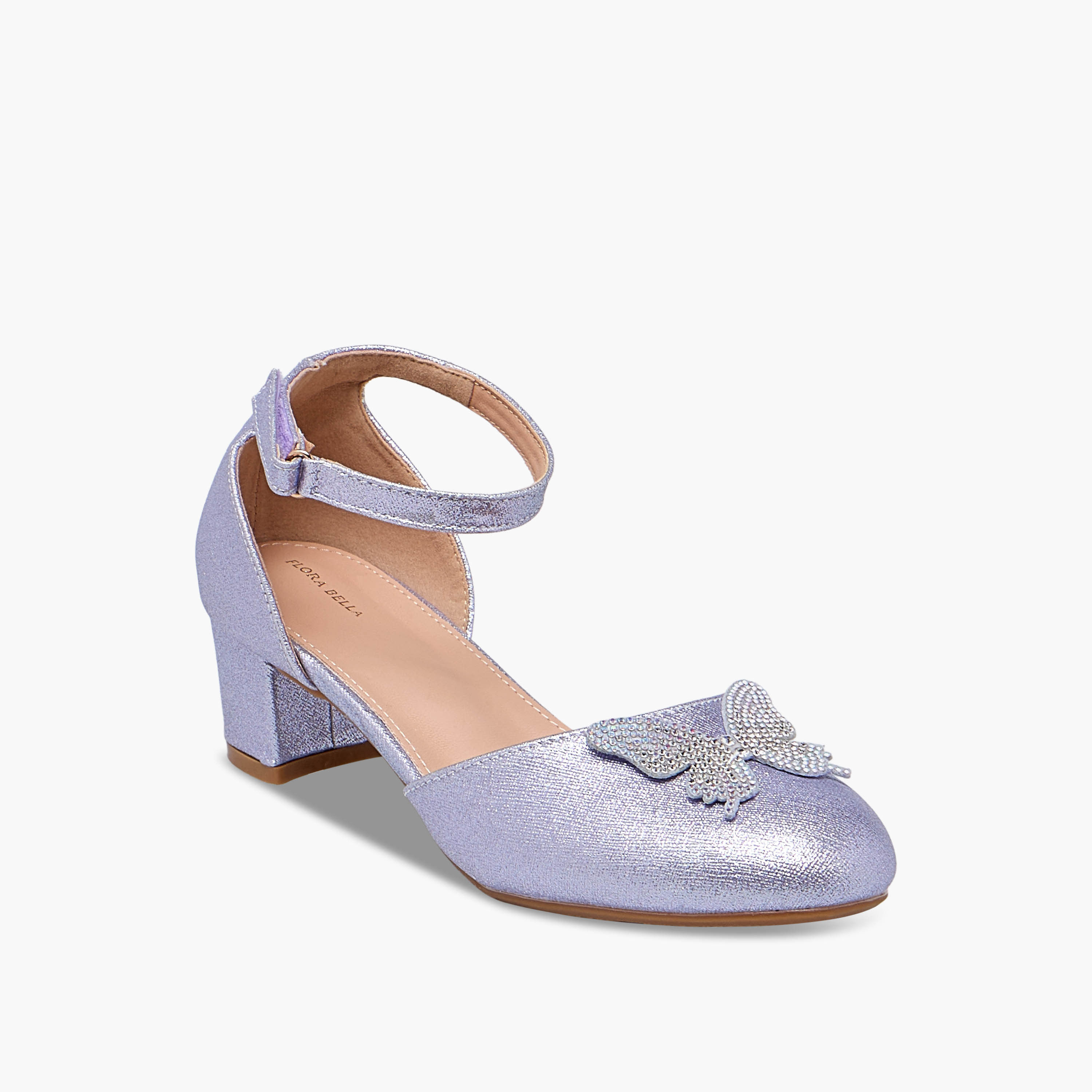 حذاء بكعب عريض للبنات من فلورا بيلا-girls-shoes-ballerinas-image-2