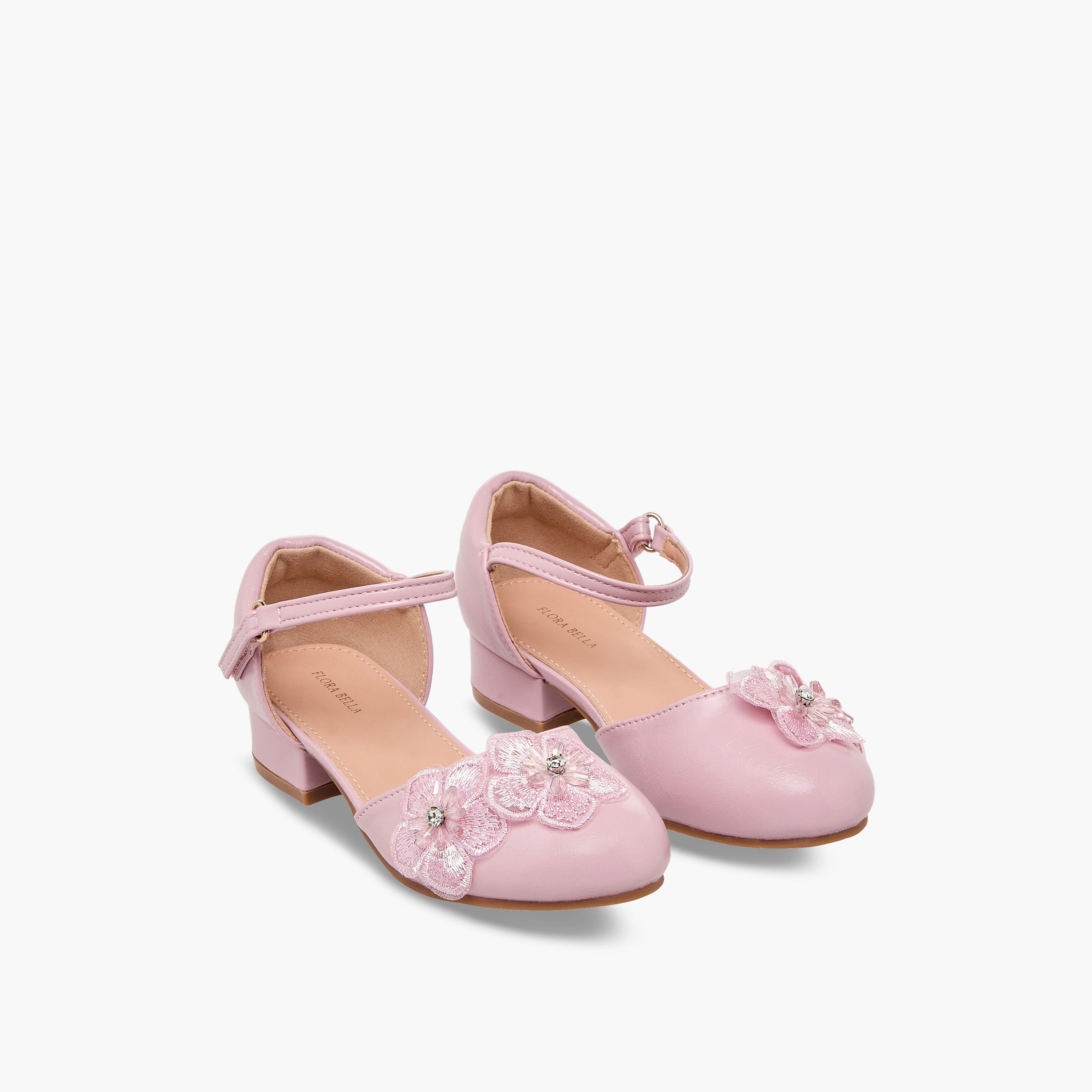 Flora Bella Girls Block Heel Ballerina Shoes-girls-shoes-ballerinas-image-9