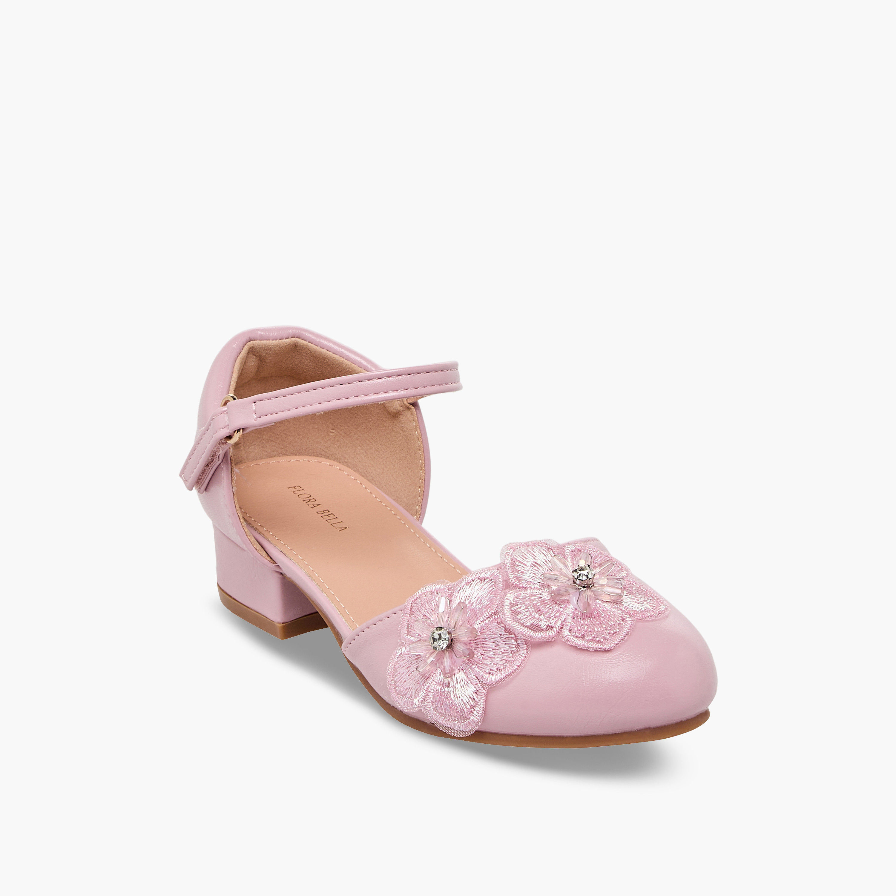 Flora Bella Girls Block Heel Ballerina Shoes-girls-shoes-ballerinas-image-10