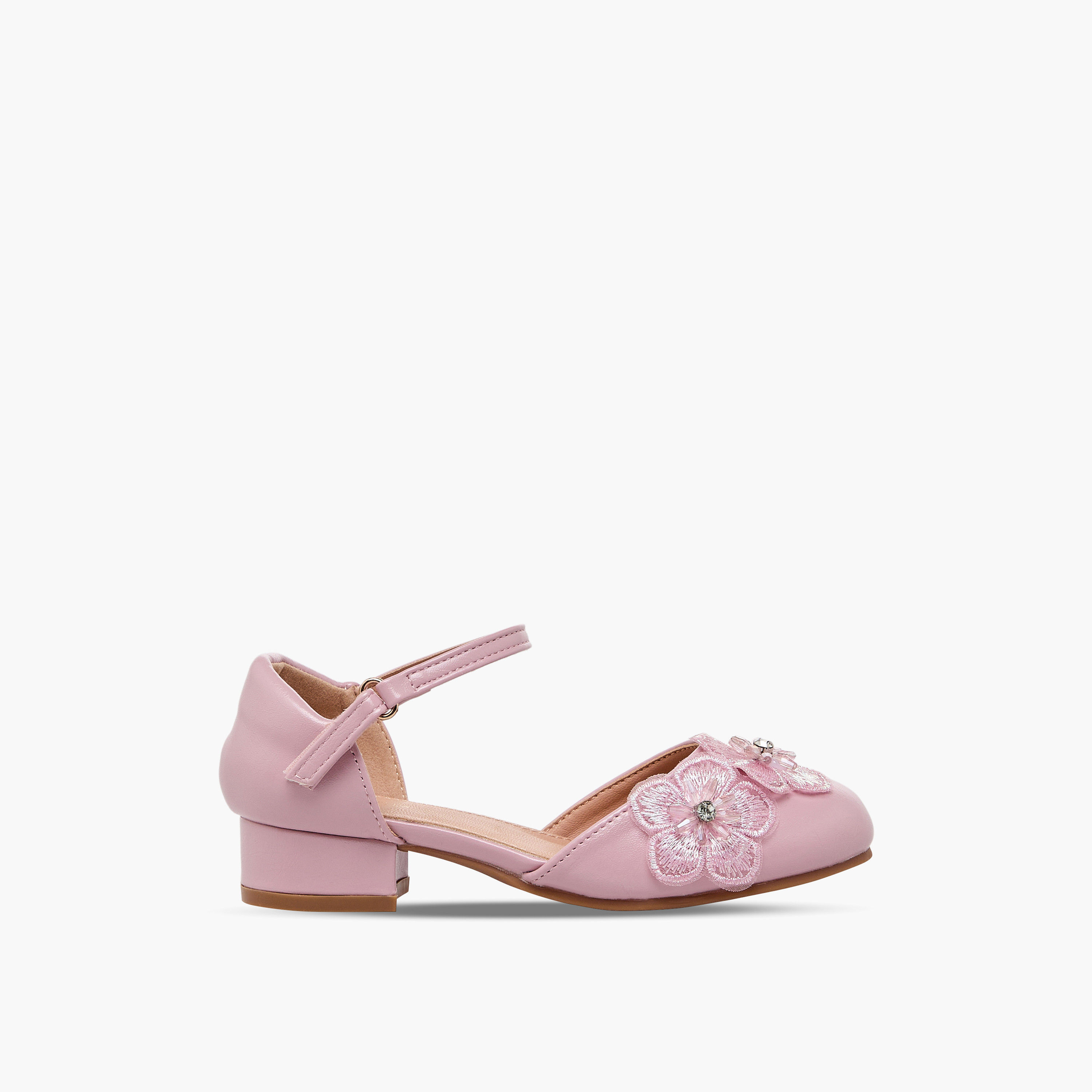 Flora Bella Girls Block Heel Ballerina Shoes-girls-shoes-ballerinas-image-11