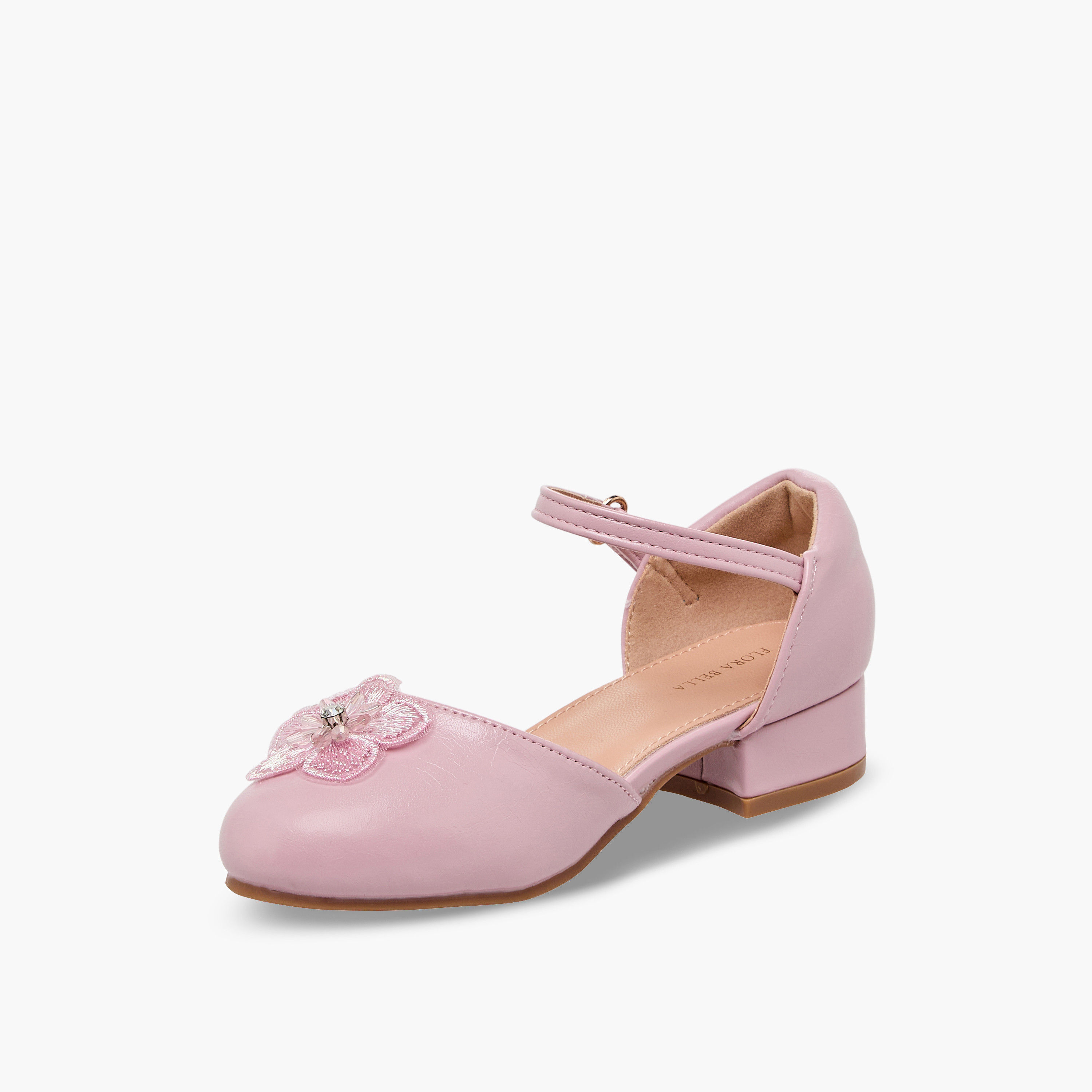 Flora Bella Girls Block Heel Ballerina Shoes-girls-shoes-ballerinas-image-12