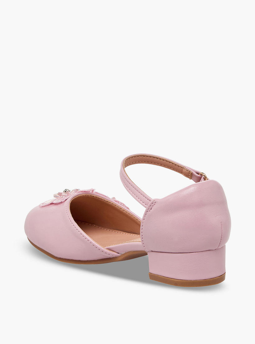 Flora Bella Girls Block Heel Ballerina Shoes-girls-shoes-ballerinas-image-5
