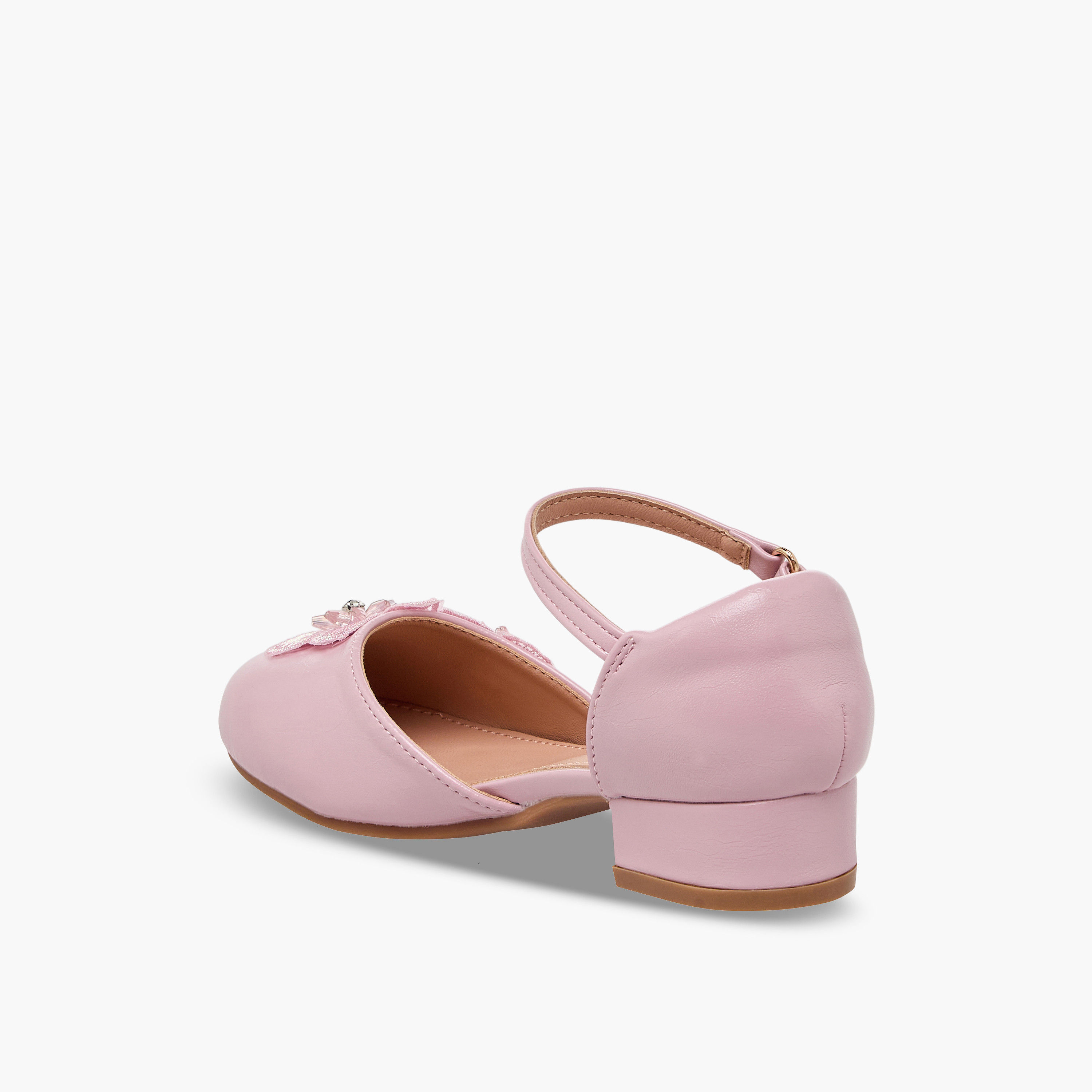 Flora Bella Girls Block Heel Ballerina Shoes-girls-shoes-ballerinas-image-13