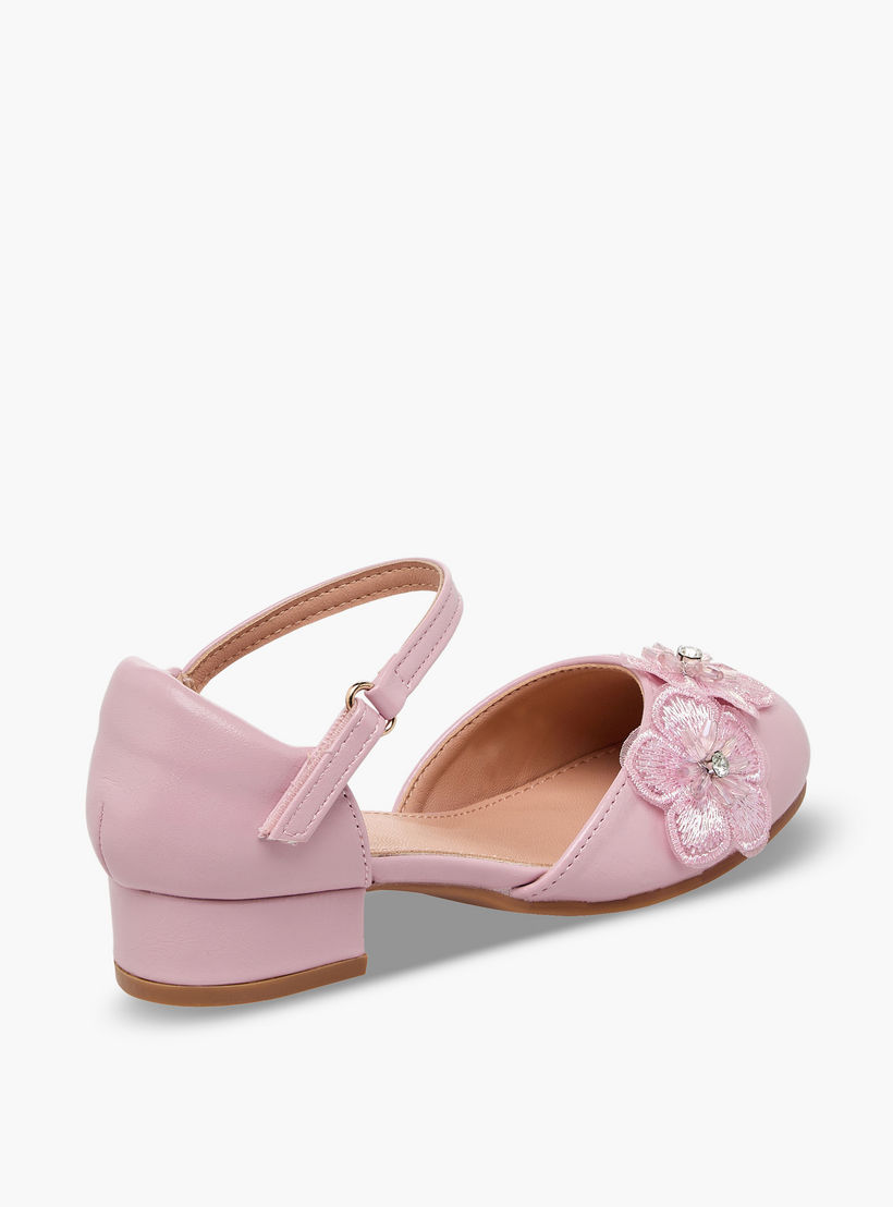 Flora Bella Girls Block Heel Ballerina Shoes-girls-shoes-ballerinas-image-6