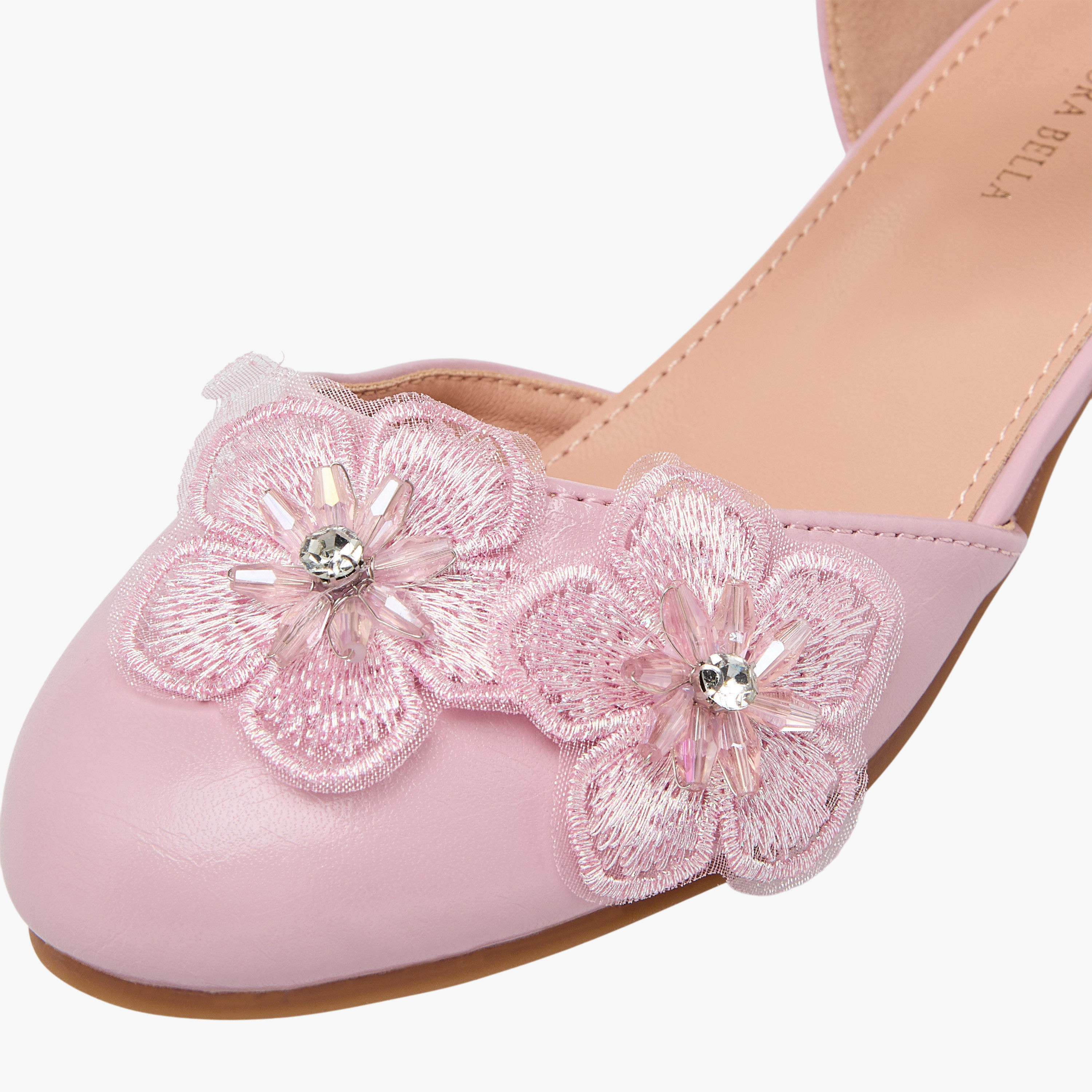 Flora Bella Girls Block Heel Ballerina Shoes-girls-shoes-ballerinas-image-15