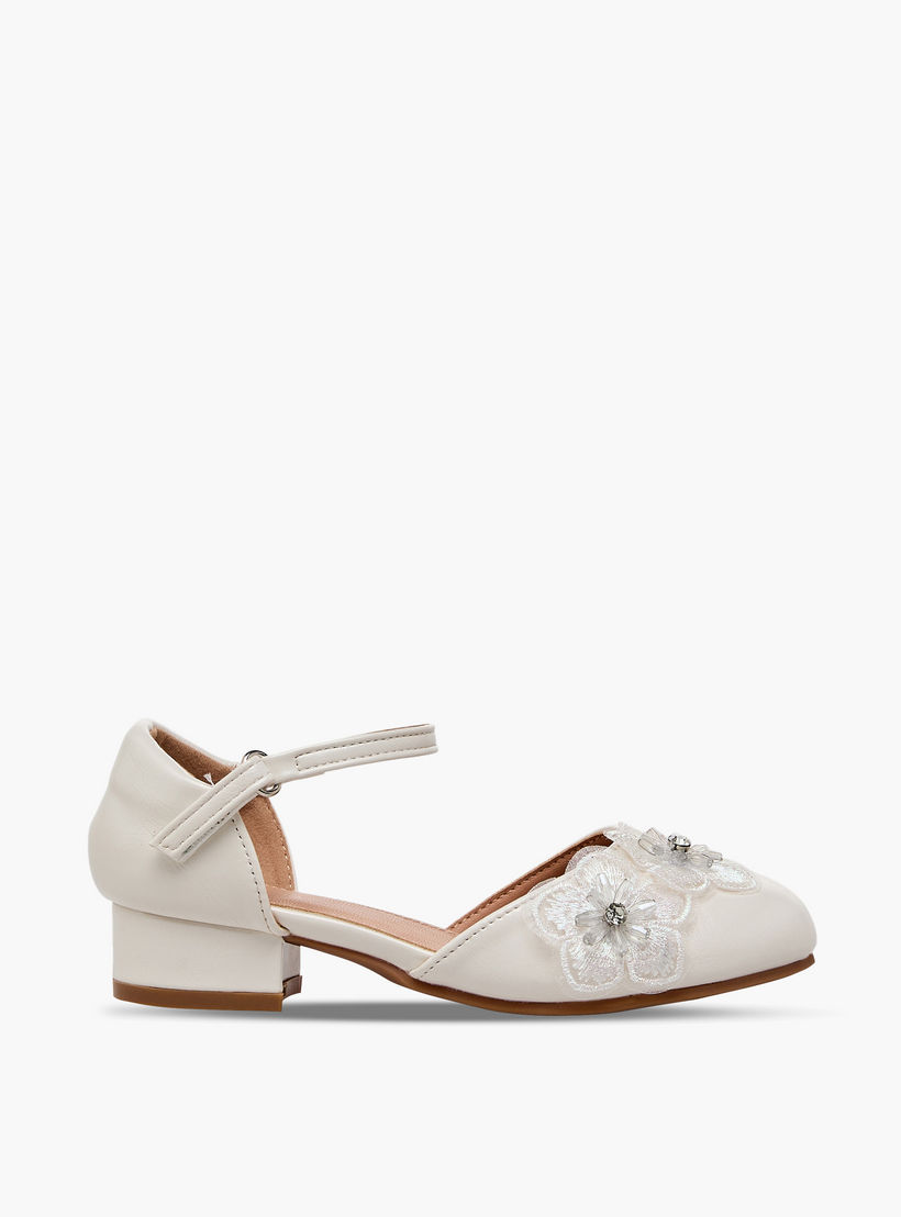 Flora Bella Girls Block Heel Ballerina Shoes-girls-shoes-ballerinas-image-3