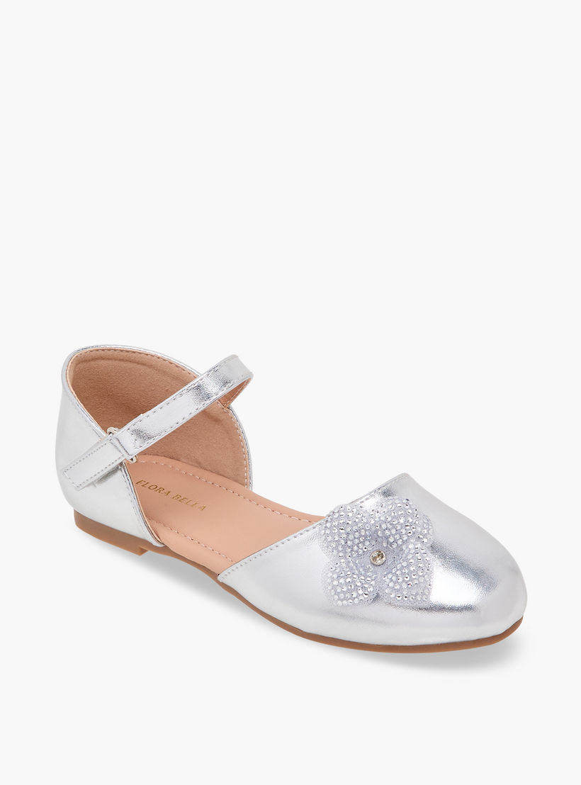 Flora Bella Girls Embellished Ballerina Shoes-girls-shoes-ballerinas-image-2