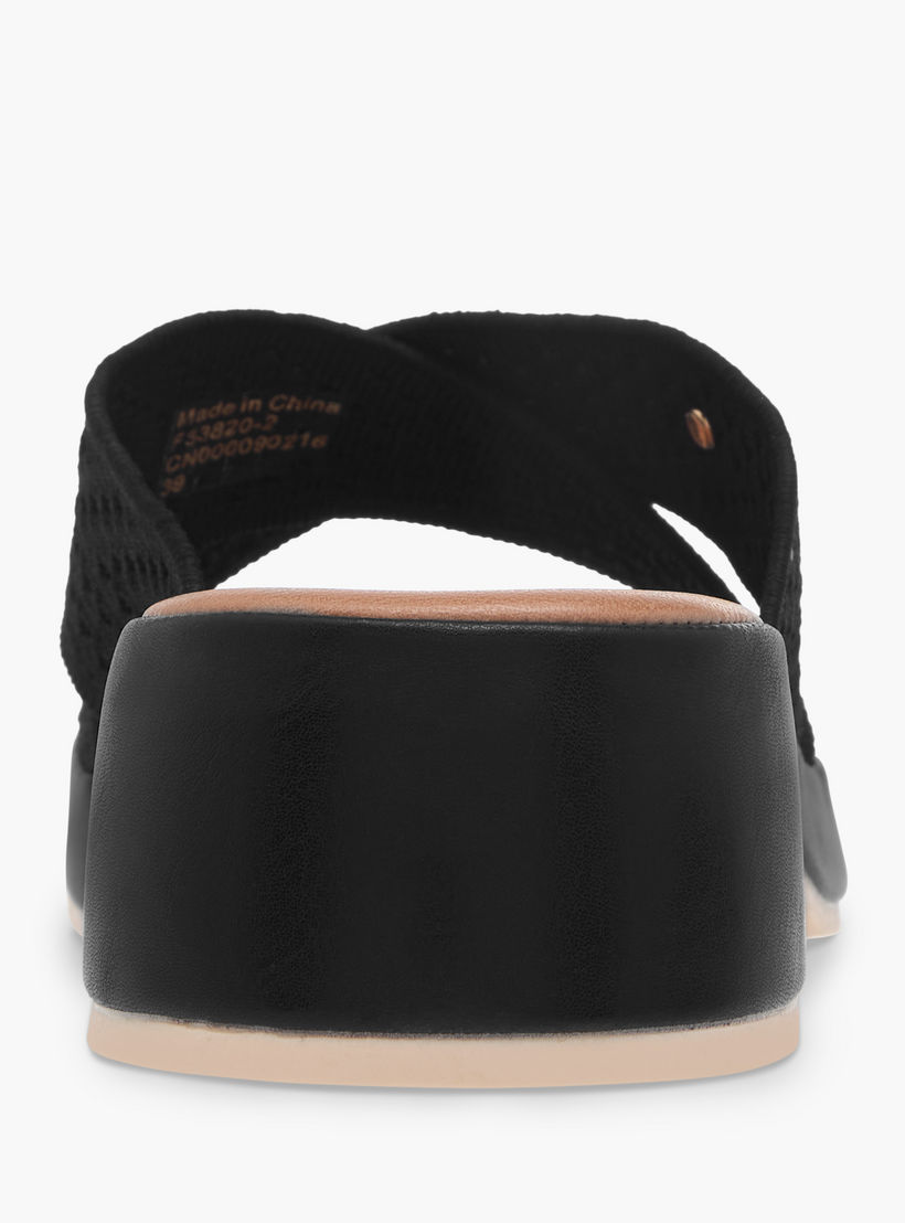 Le Confort Textured Slip-On Comfort Sandals-women-shoes-sandals-heeled-image-5