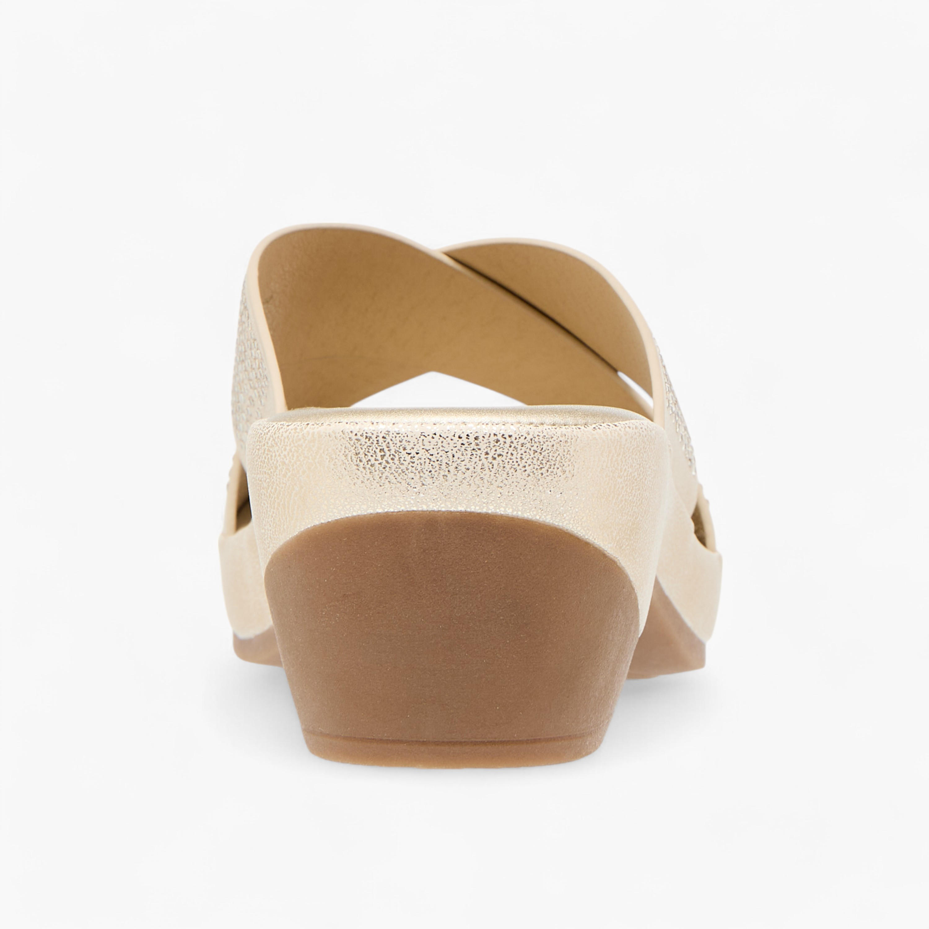 Le Confort Embellished Cross Strap Comfort Sandals with Block Heels-women-shoes-sandals-heeled-image-5