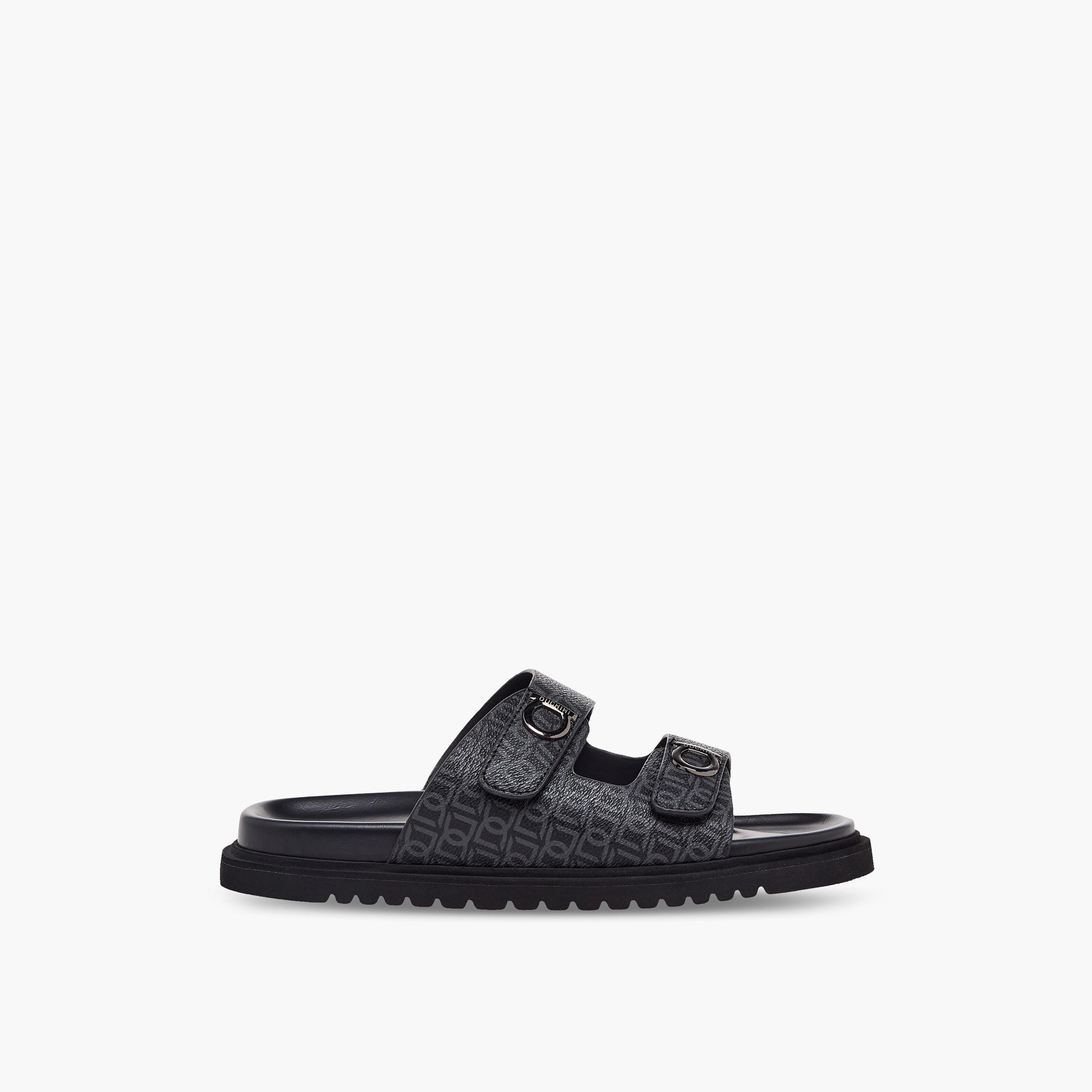 Duchini Men Monogram Print Comfort Sandals-men-shoes-sandals-image-3