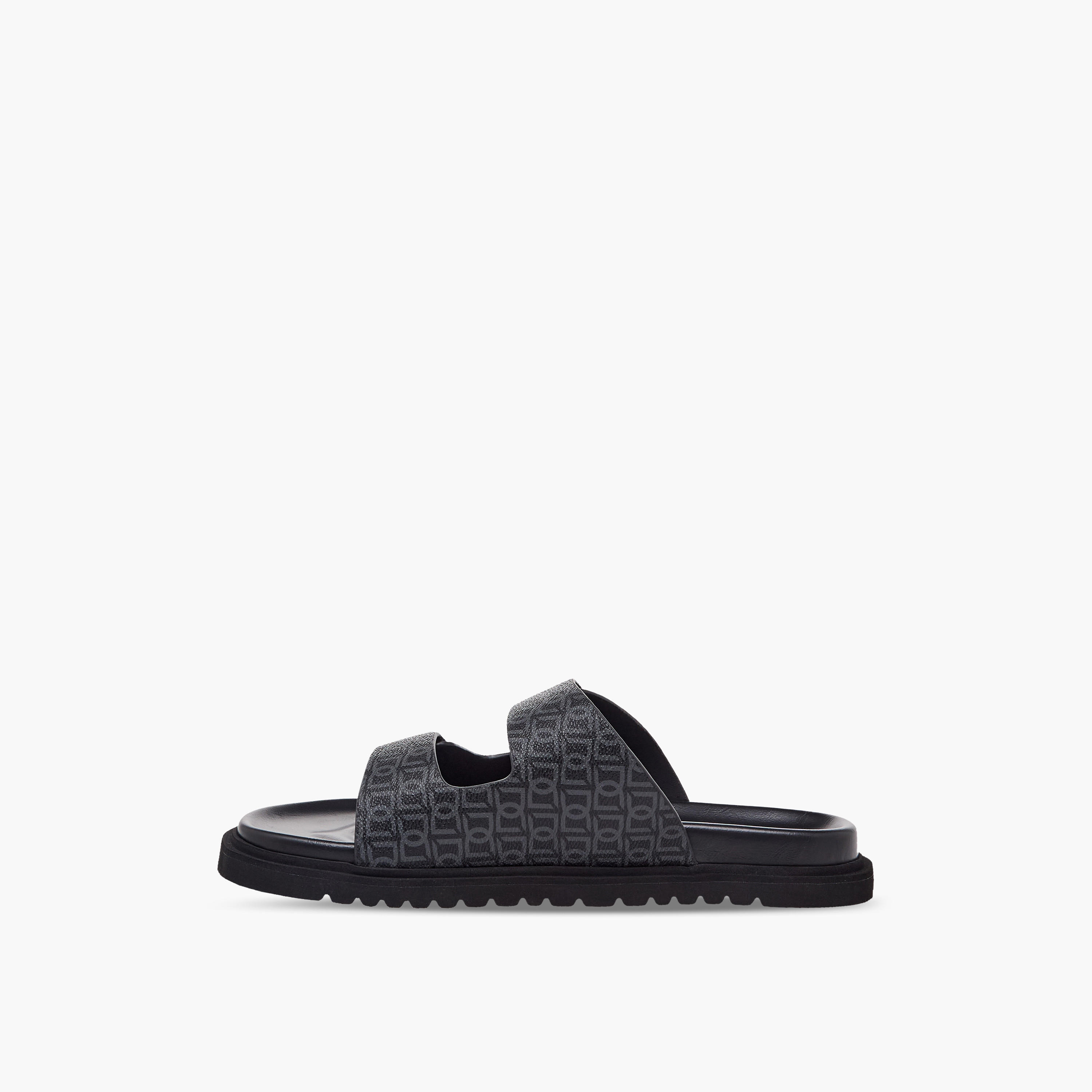 Duchini Men Monogram Print Comfort Sandals-men-shoes-sandals-image-5
