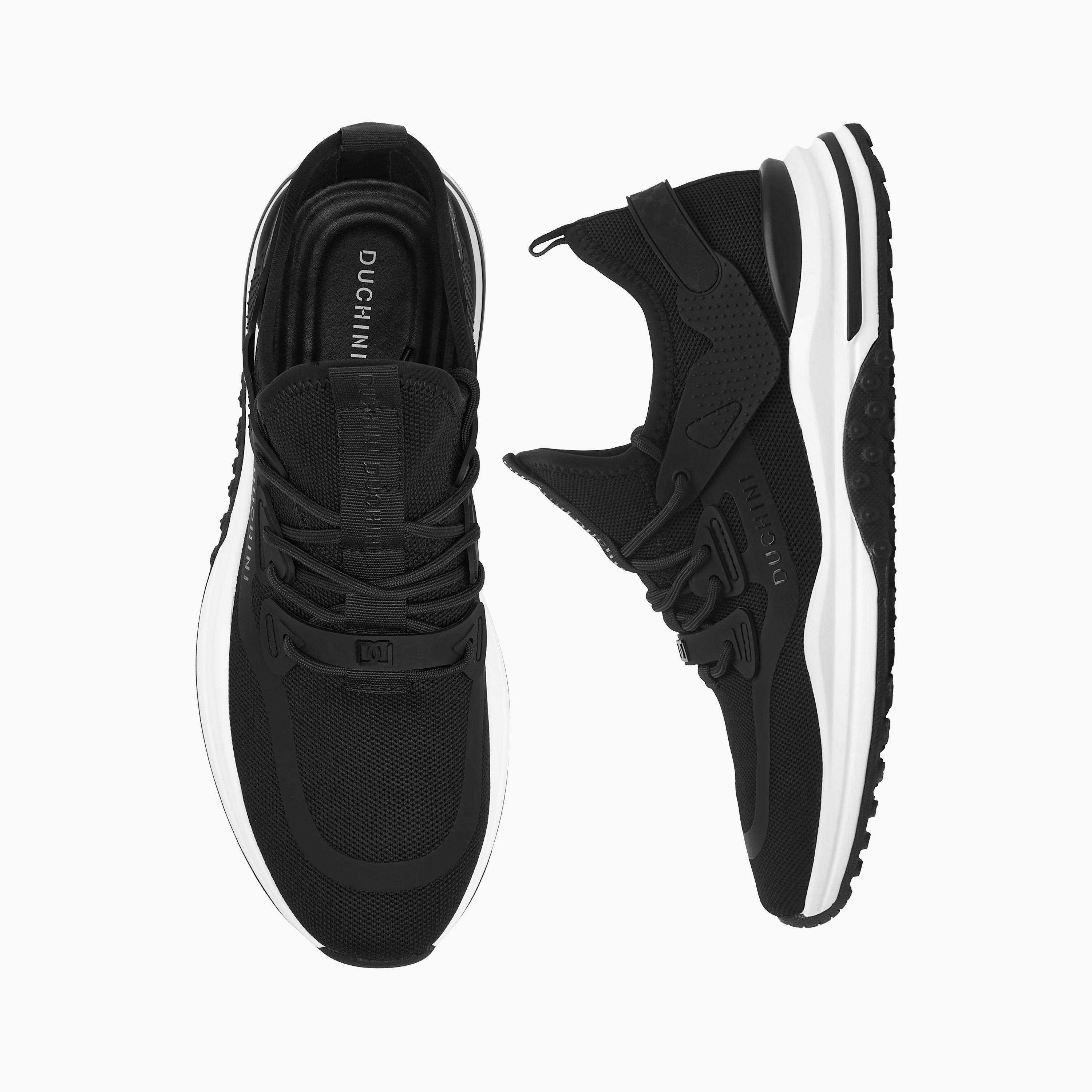 Duchini Men's Mesh Lace-Up Ankle Sneakers-men-shoes-sneakers-image-1