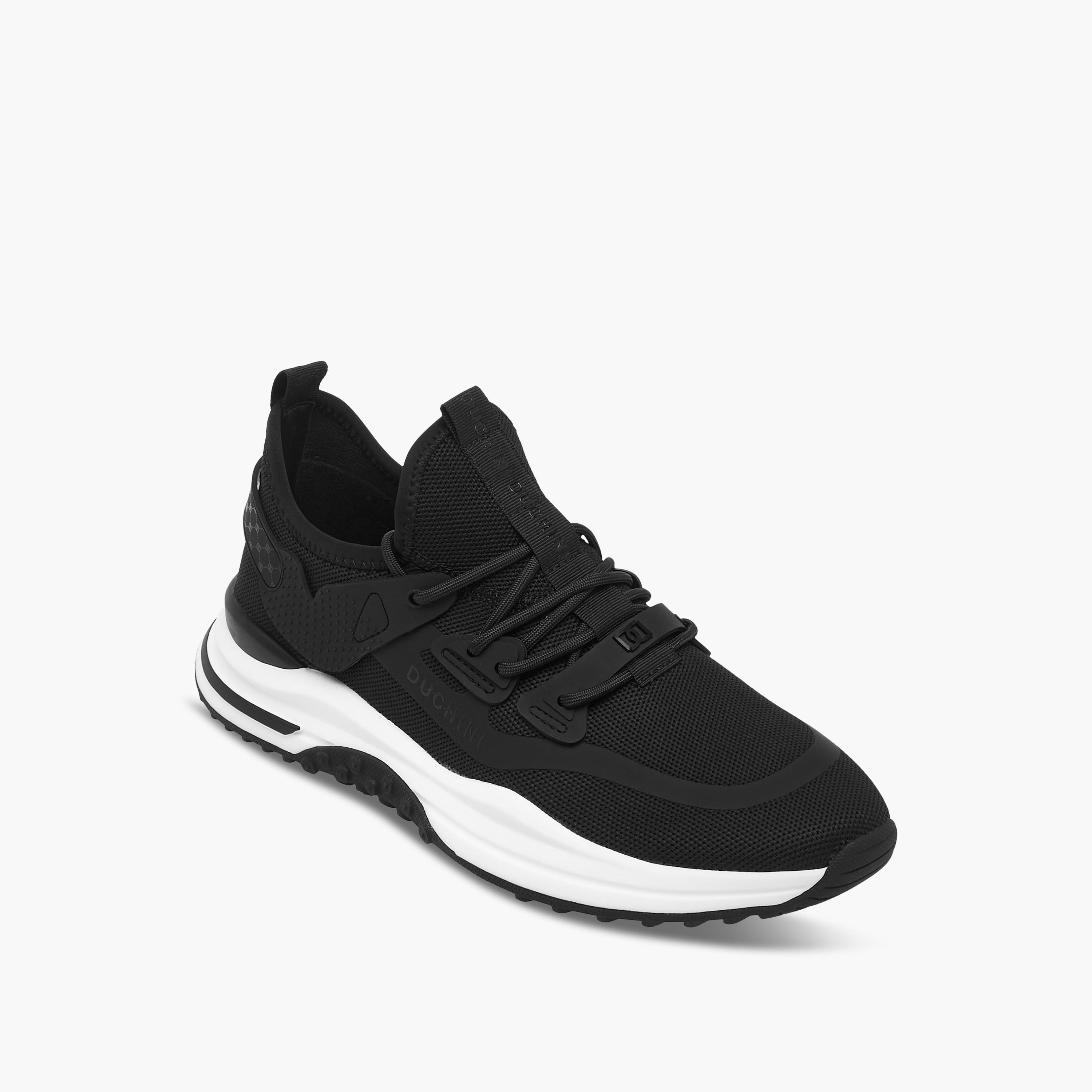 Duchini Men's Mesh Lace-Up Ankle Sneakers-men-shoes-sneakers-image-2