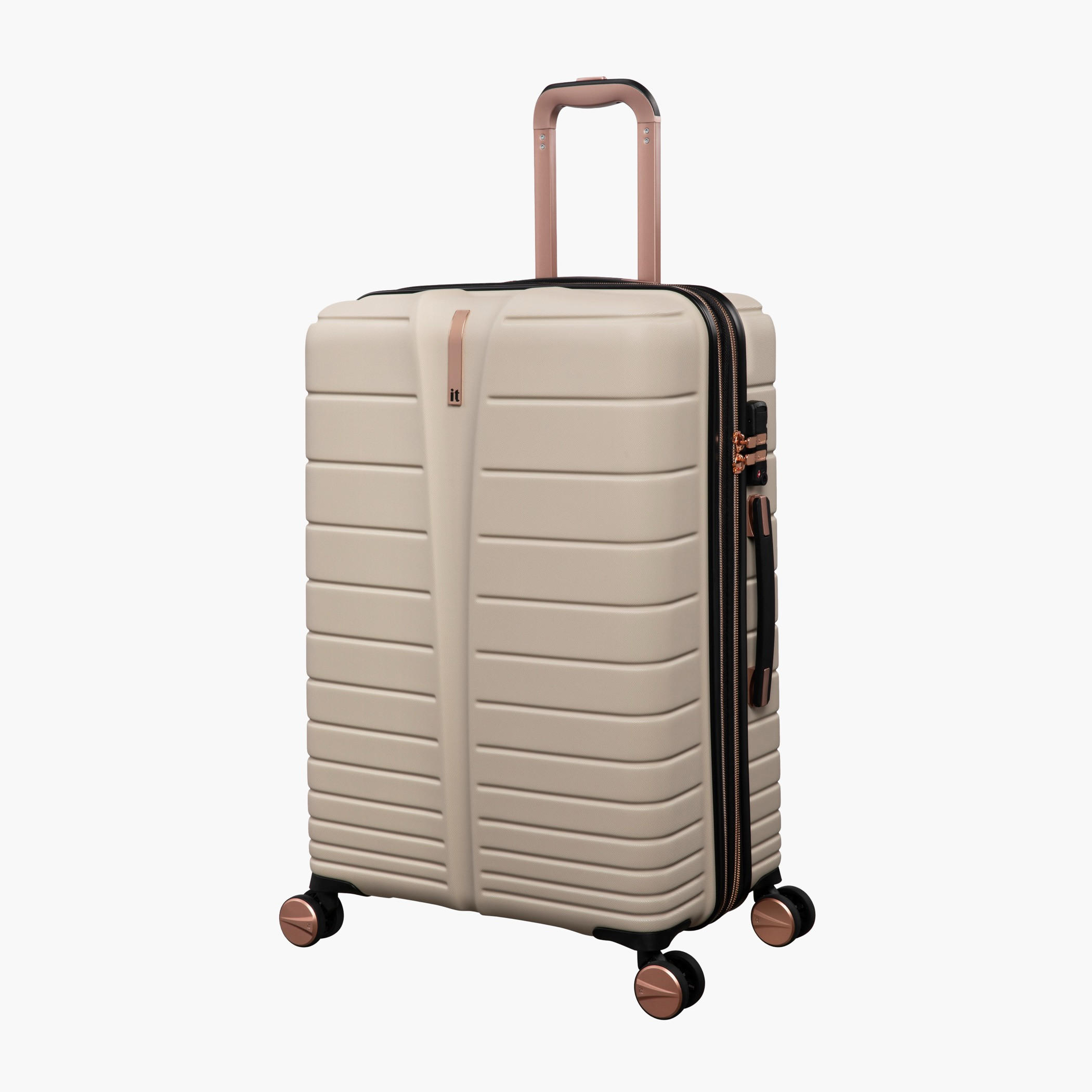 IT Striped Hardcase Luggage Trolley with Retractable Handle-travel-luggagesandbags-luggage-image-1