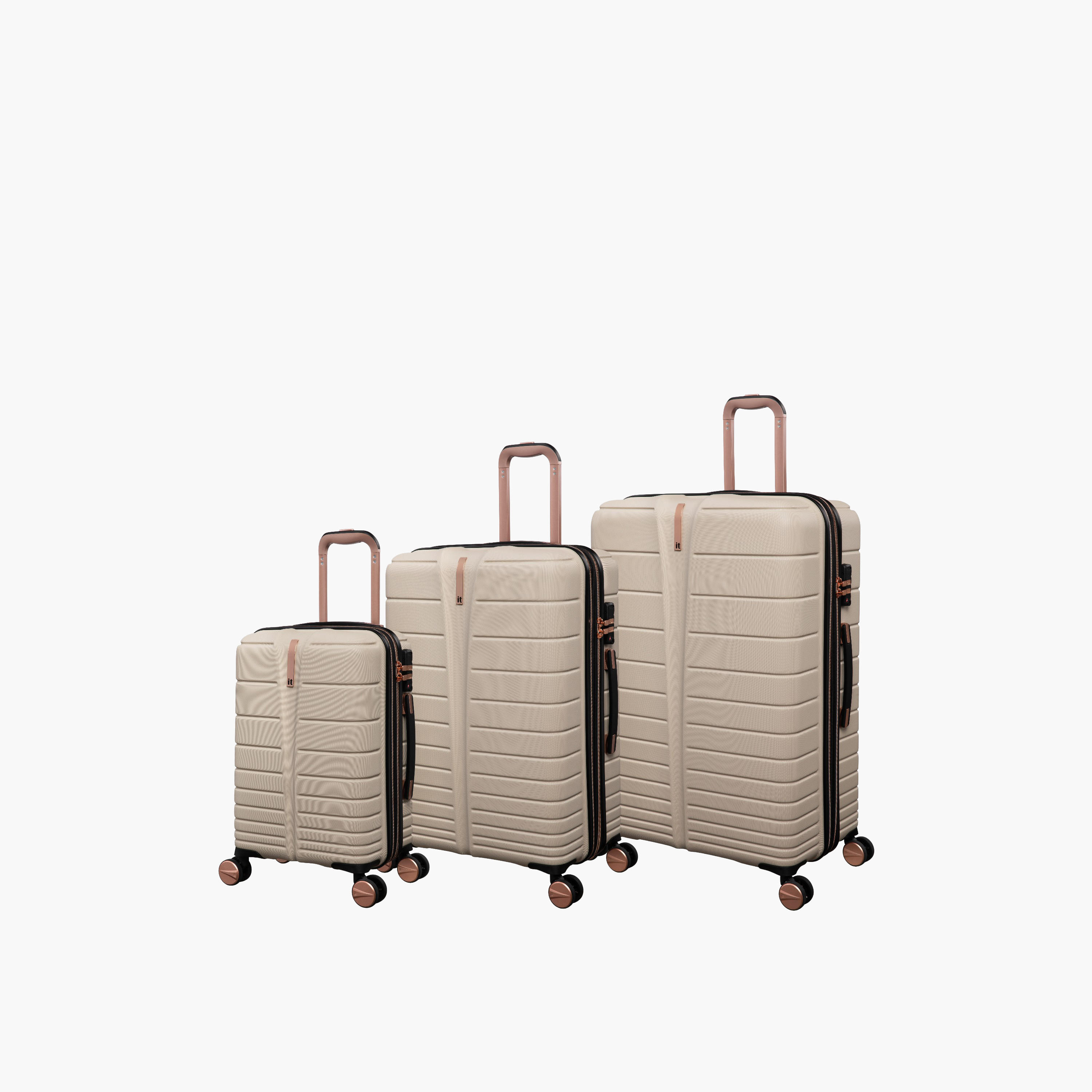 IT Striped Hardcase Luggage Trolley with Retractable Handle-travel-luggagesandbags-luggage-image-2