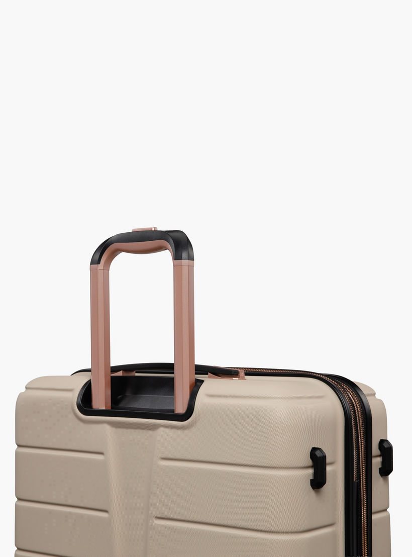 IT Striped Hardcase Luggage Trolley with Retractable Handle-travel-luggagesandbags-luggage-image-8