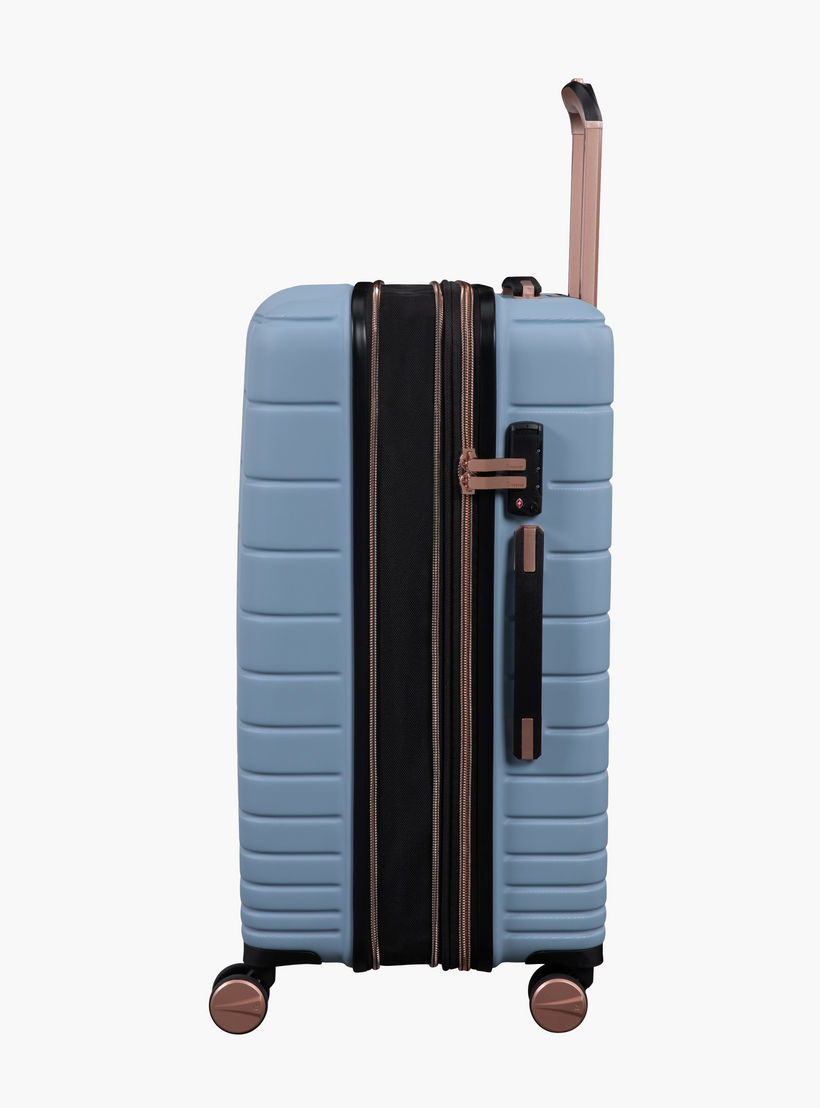 IT Striped Hardcase Luggage Trolley with Retractable Handle-travel-luggagesandbags-luggage-image-5