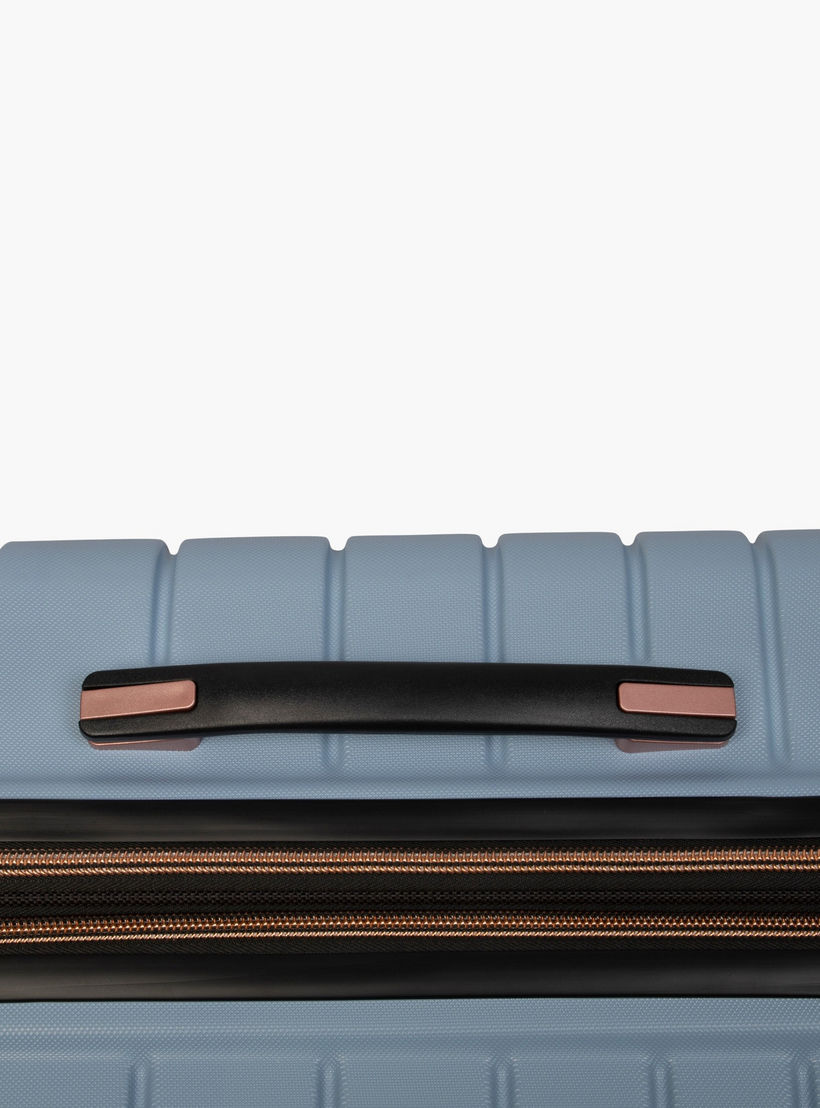 IT Striped Hardcase Luggage Trolley with Retractable Handle-travel-luggagesandbags-luggage-image-8