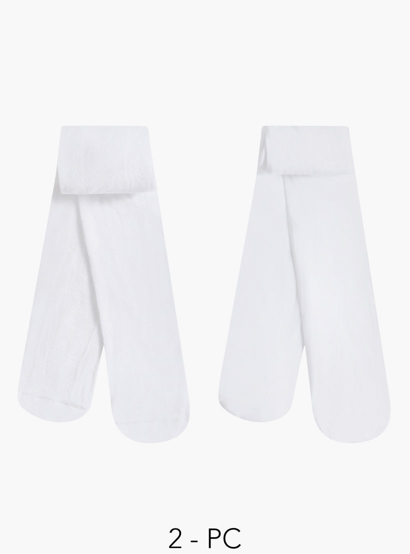 Pack of 2 Flora Bella Girls Socks Textured-girls-accessories-socks-image-1