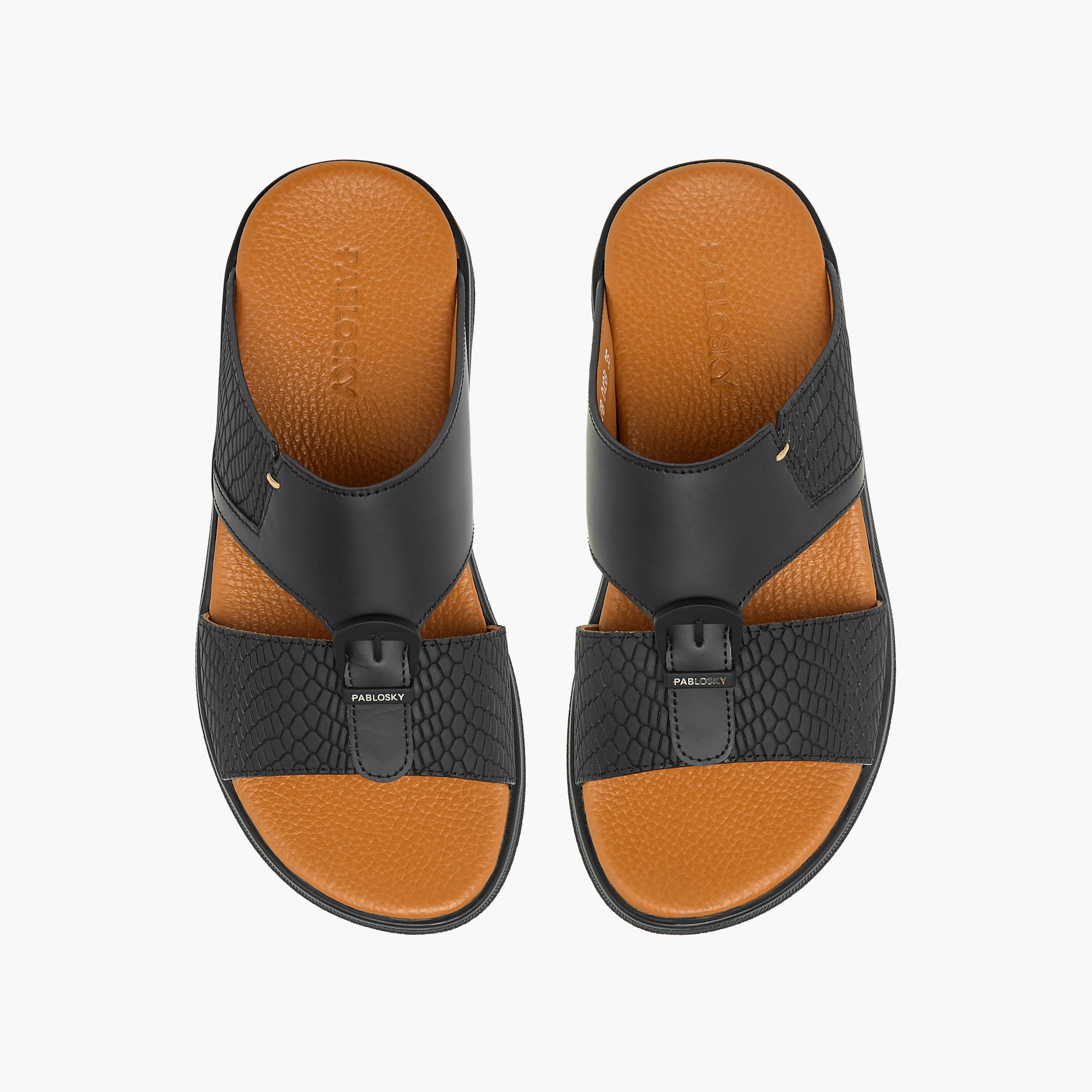 صندل عربي جلد سهل الارتداء للأولاد من بابلوسكي-boys-shoes-sandals-image-1