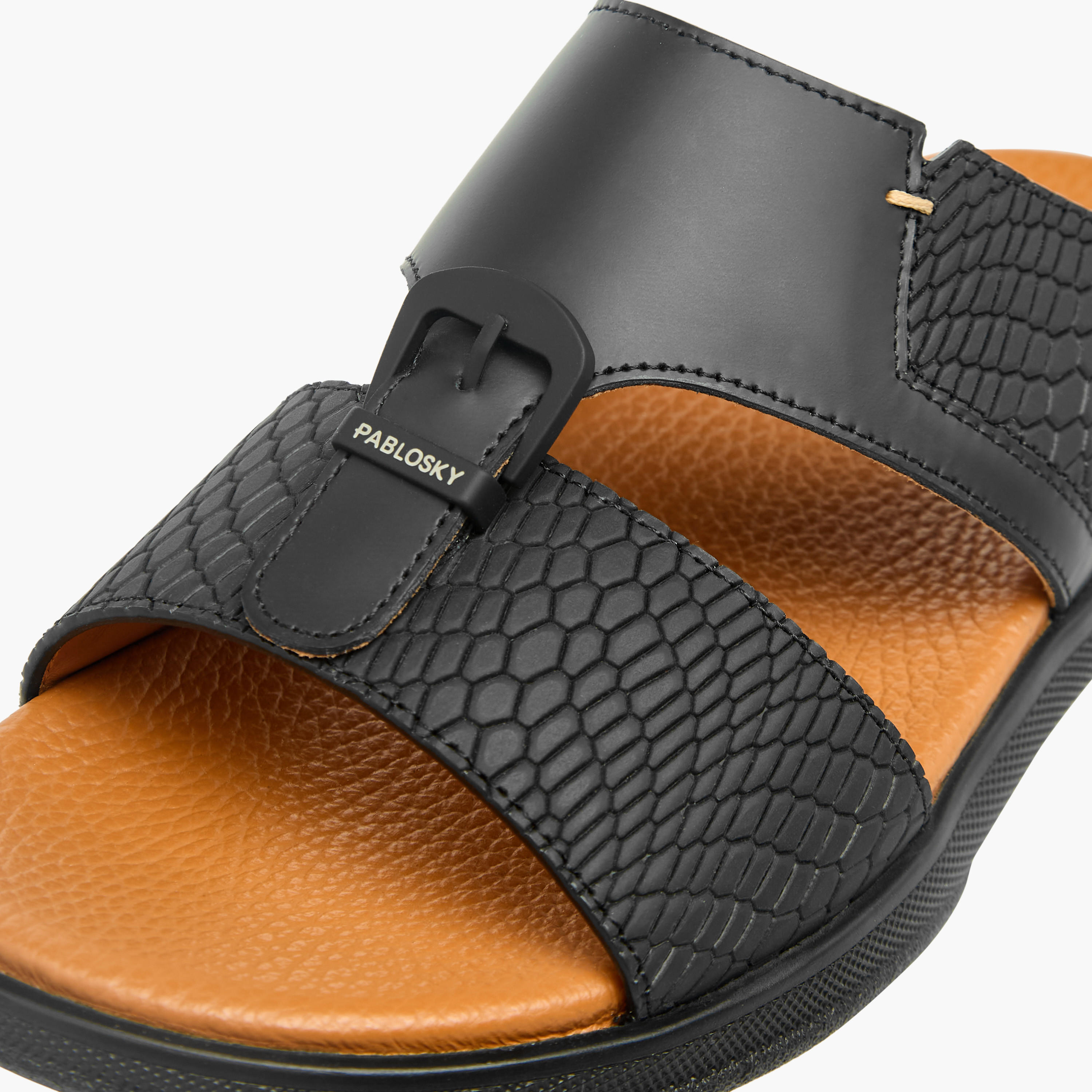 صندل عربي جلد سهل الارتداء للأولاد من بابلوسكي-boys-shoes-sandals-image-4