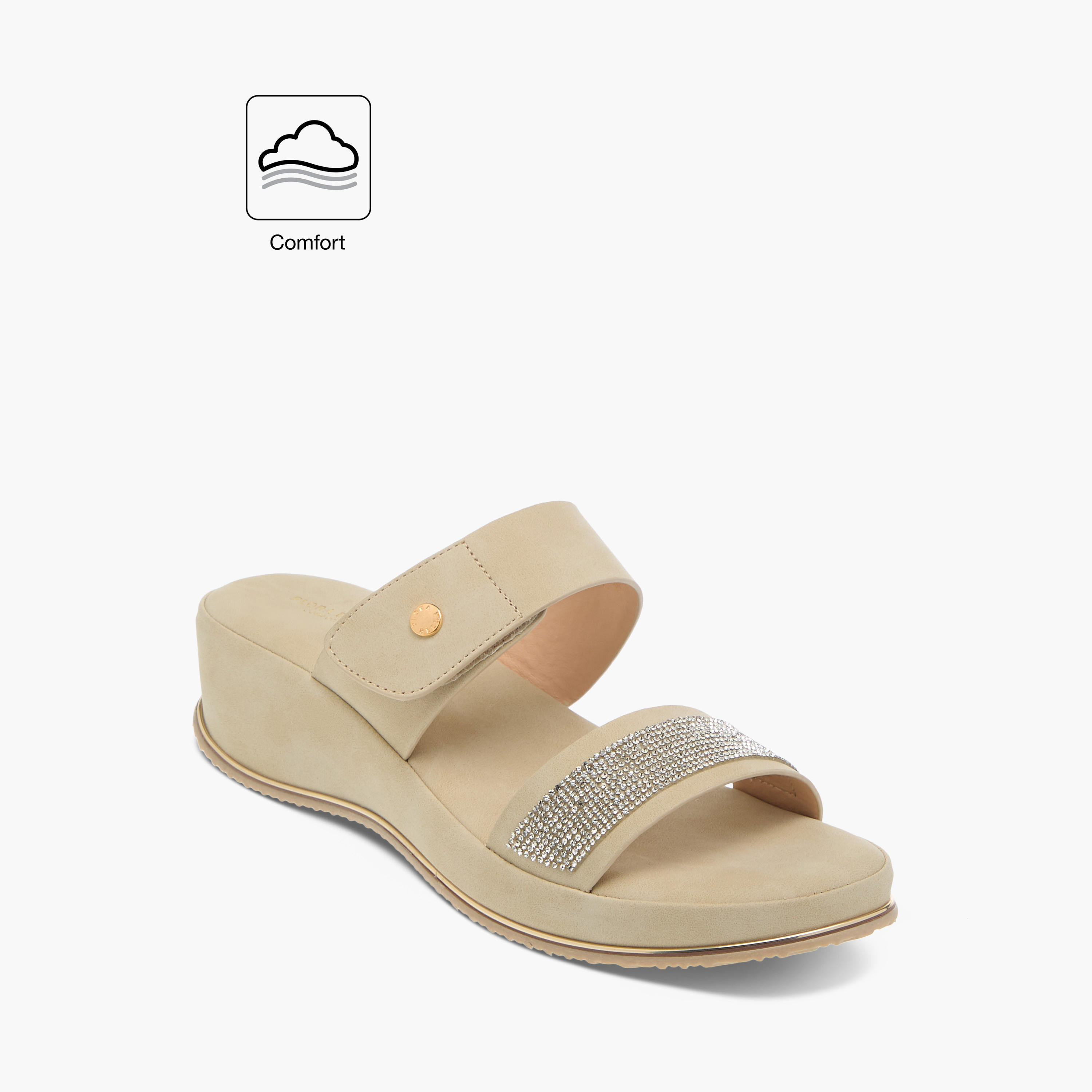 صندل مزين سهل الارتداء بحزام من فلورا بيلا-women-shoes-sandals-heeled-image-2