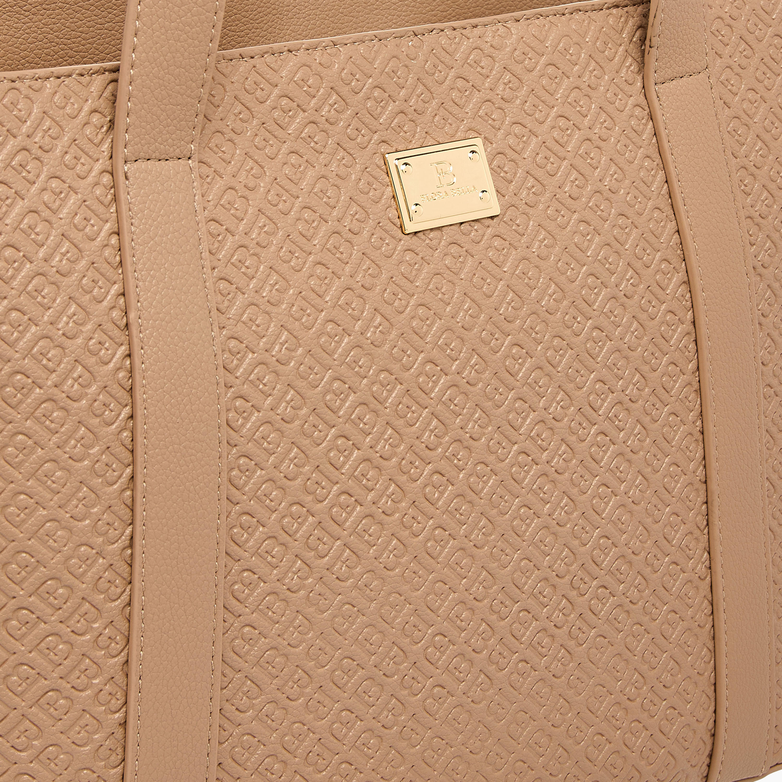 Flora Bella Monogram Embossed Tote Bag with Detachable Strap-women-bagsandwallets-handbags-image-5