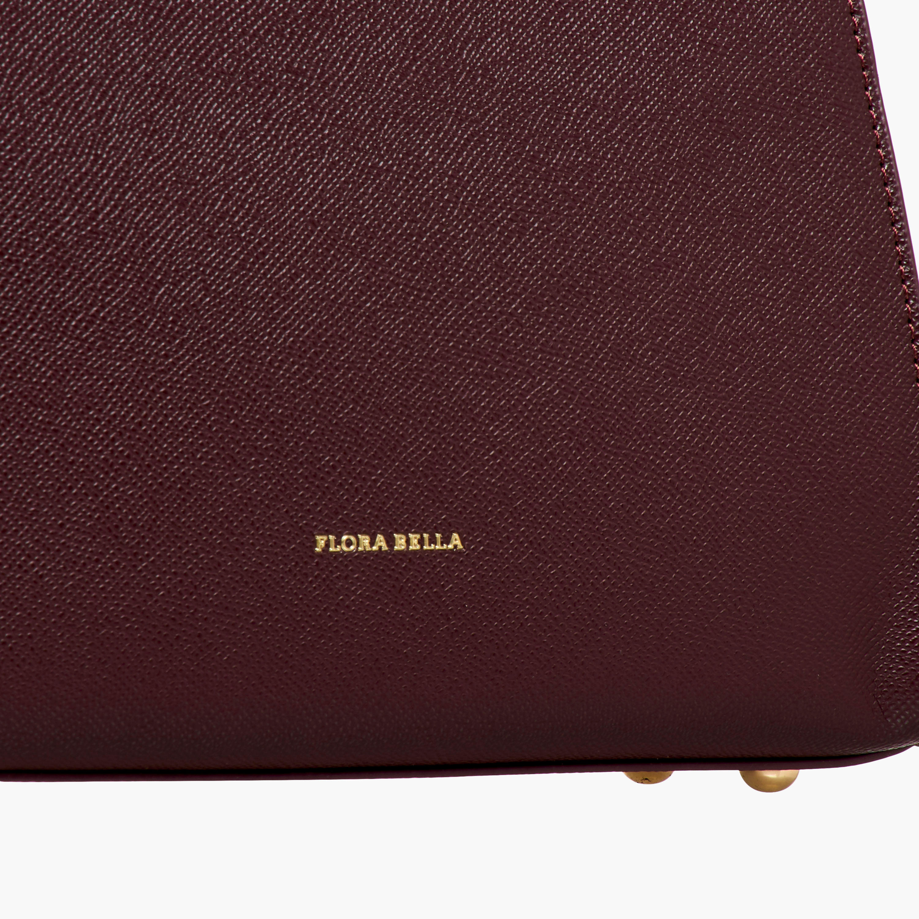 شنطة ساتشيل بارزة الملمس بحزام قابل للفصل وطية إغلاق من فلورا بيلا-women-bagsandwallets-handbags-image-6
