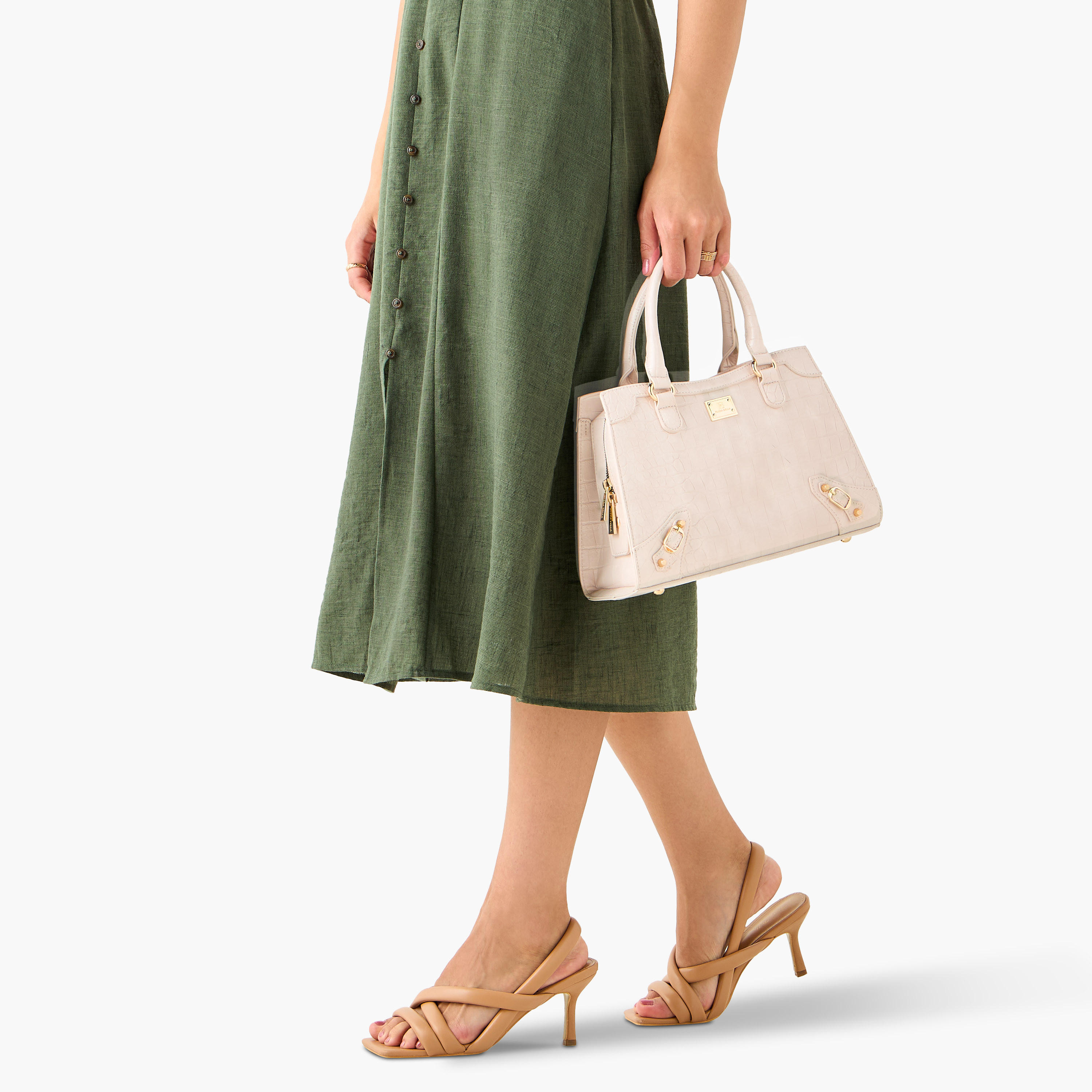 Flora Bella Textured Tote Bag with Detachable Strap and Zip Closure-women-bagsandwallets-handbags-image-8